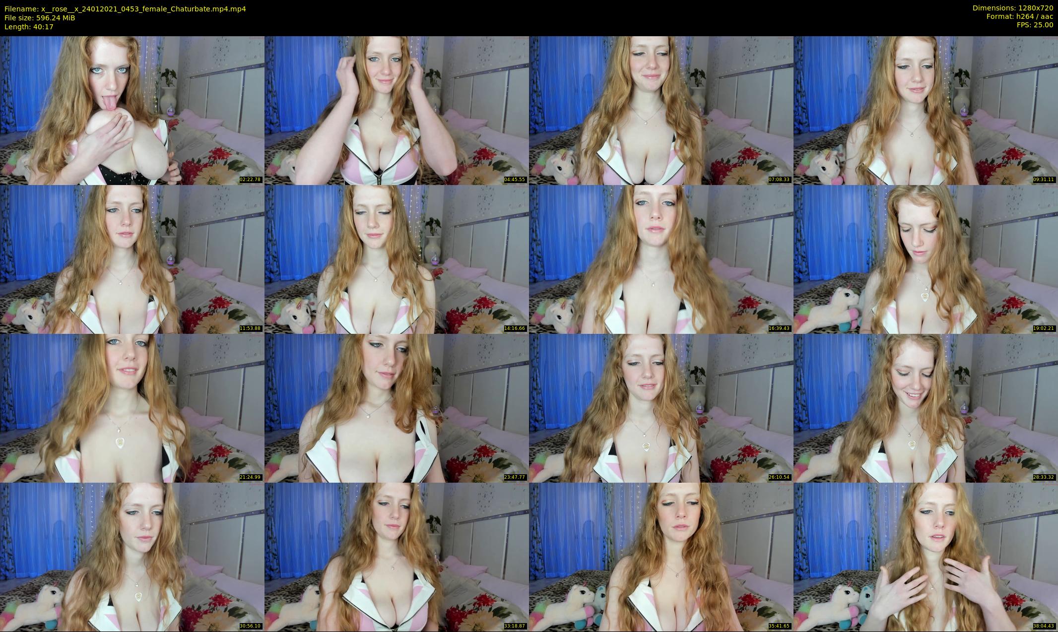 x__rose__x — 41 minute Chaturbate female cam show recording, 720p, Jan 24, 2021