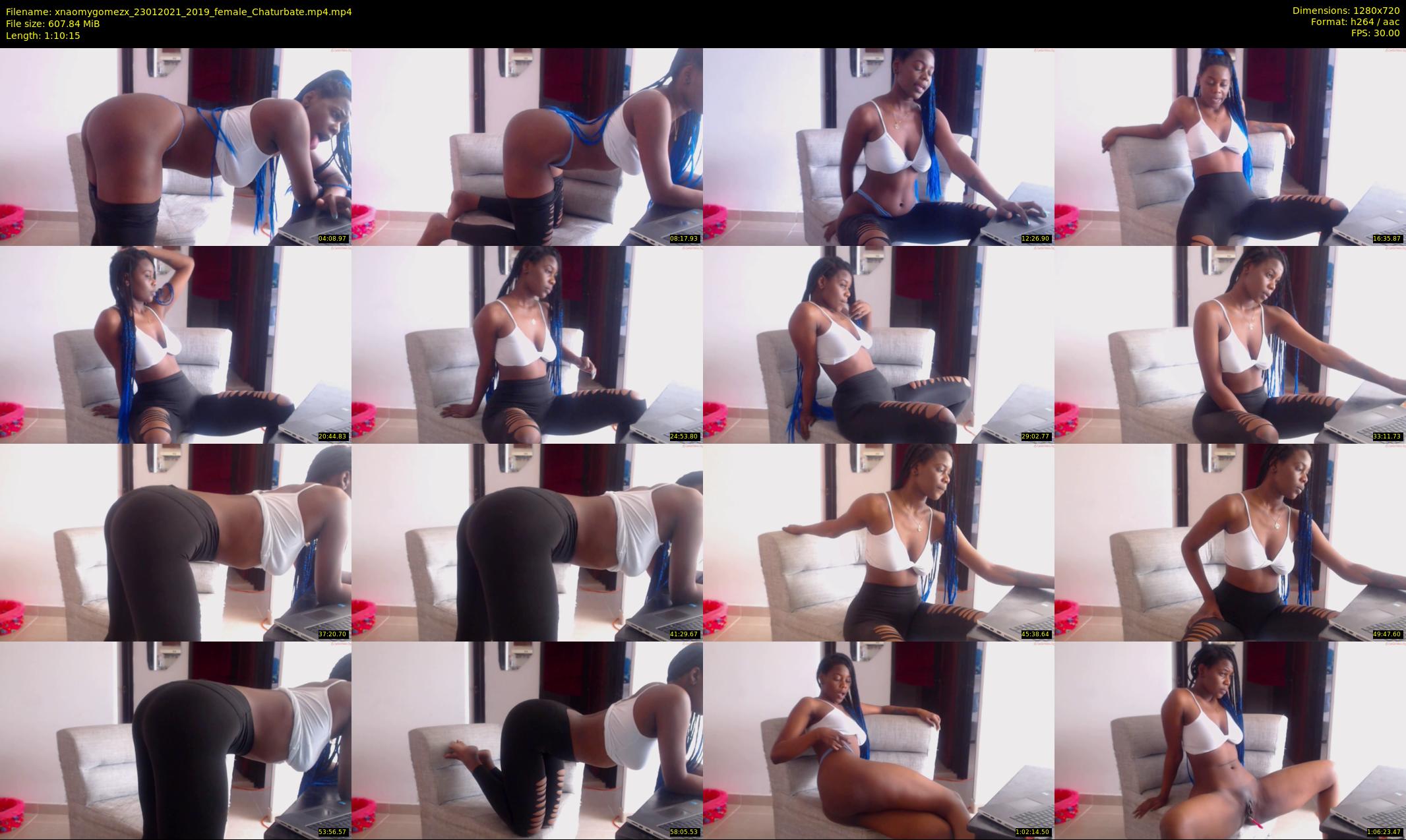 xnaomygomezx — 71 minute Chaturbate female cam show recording, 720p, Jan 23, 2021