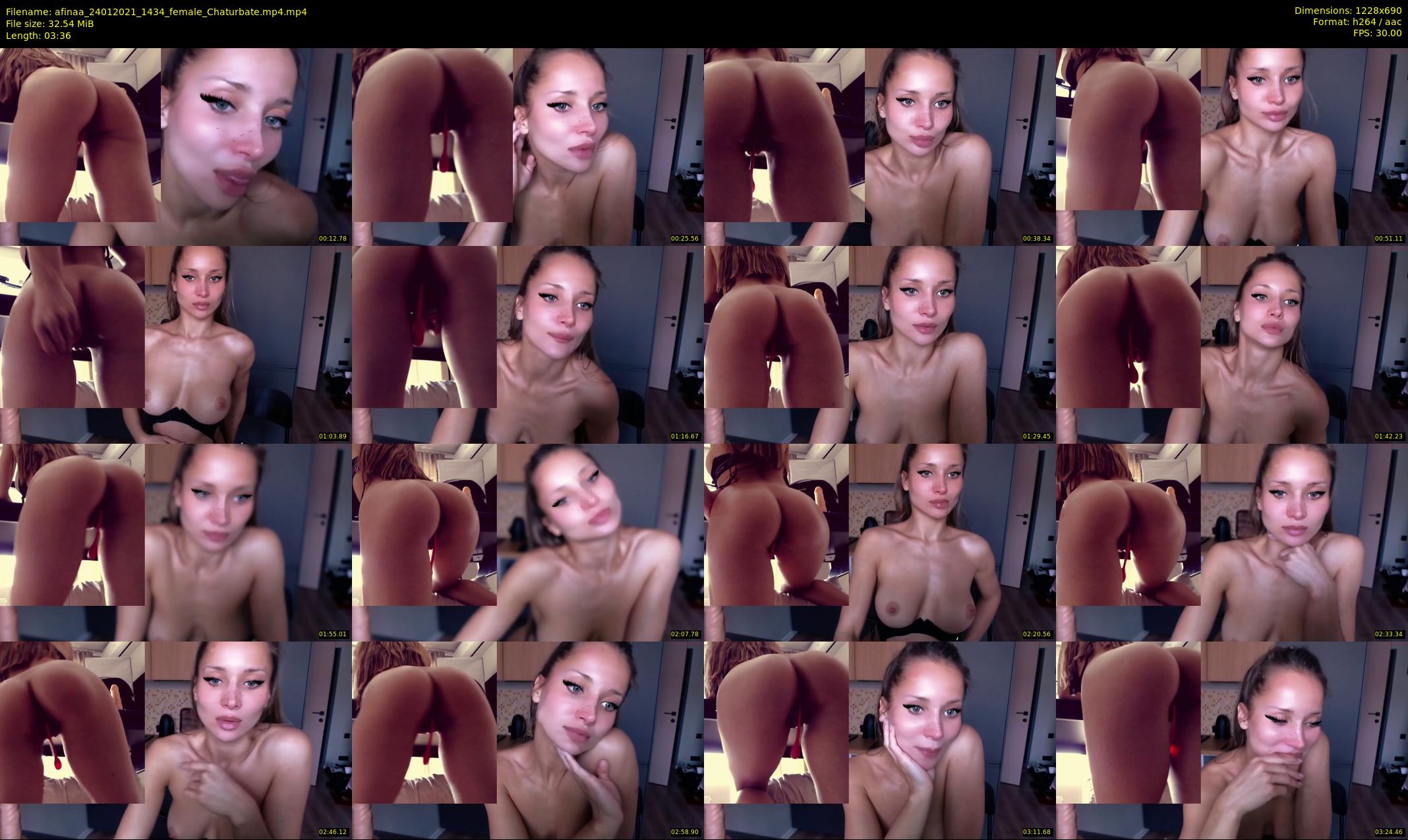 afinaa — 4 minute Chaturbate female cam show recording, 480p, Jan 24, 2021