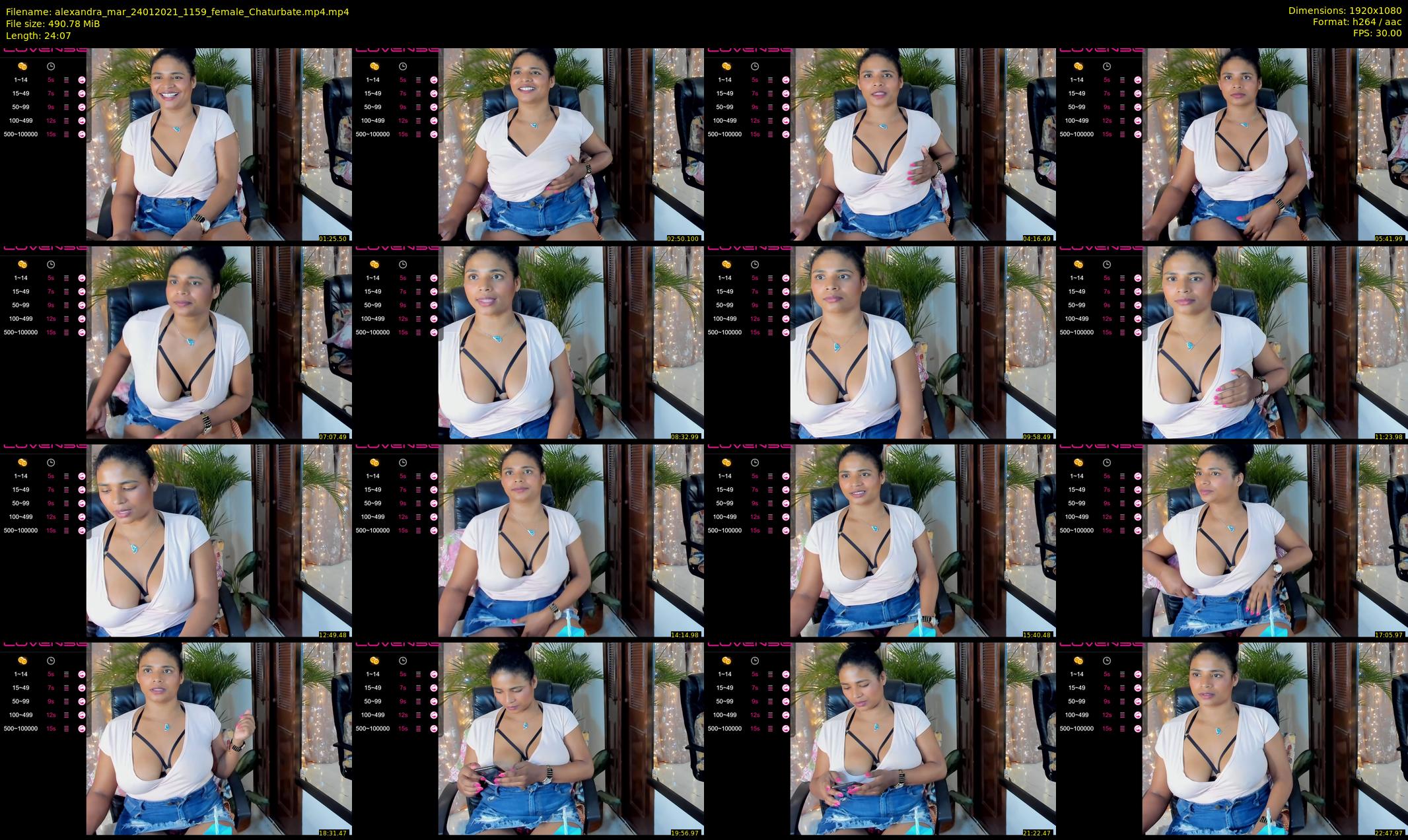 alexandra_mar — 25 minute Chaturbate female cam show recording, 1080p, Jan 24, 2021