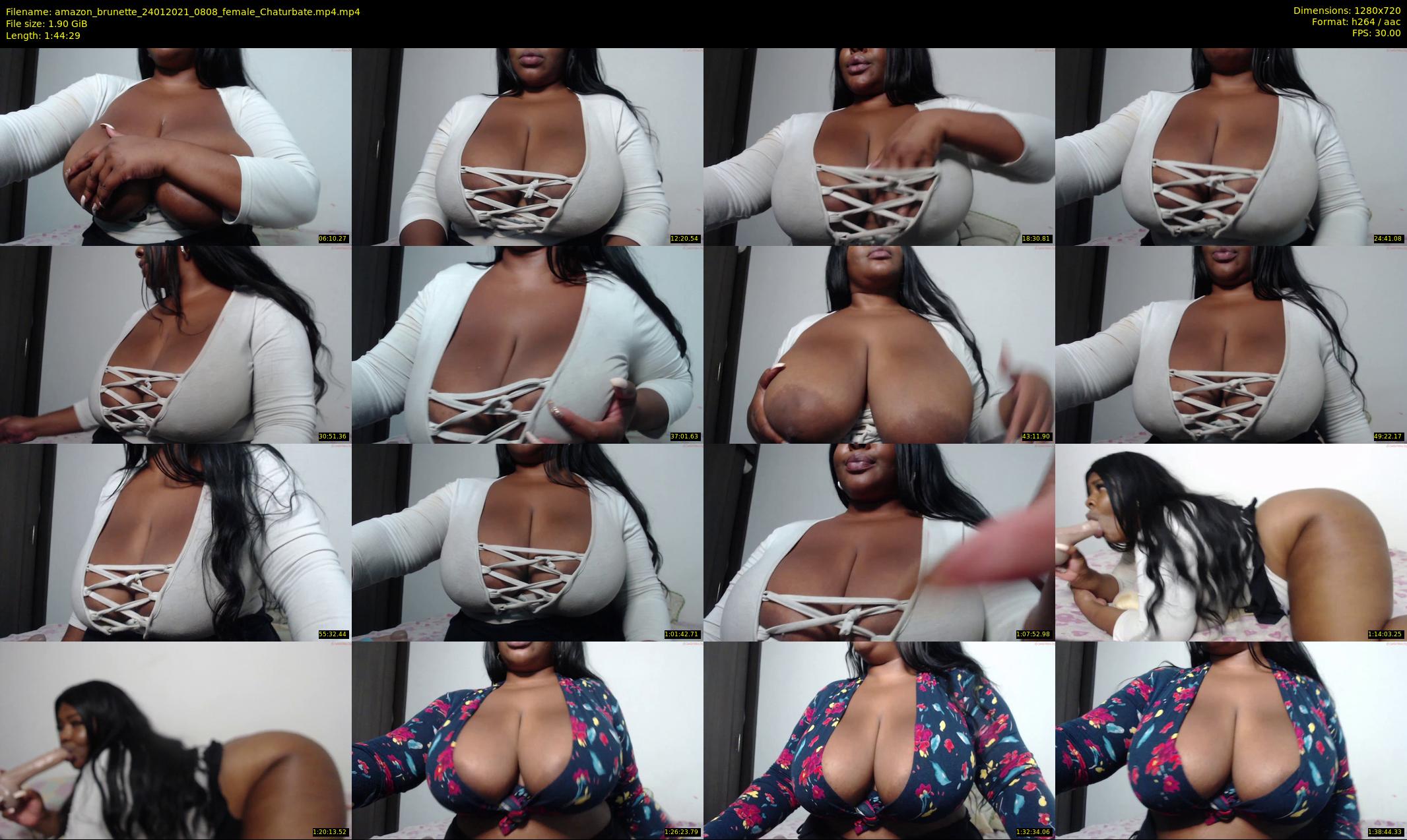 amazon_brunette — 105 minute Chaturbate female cam show recording, 720p, Jan 24, 2021