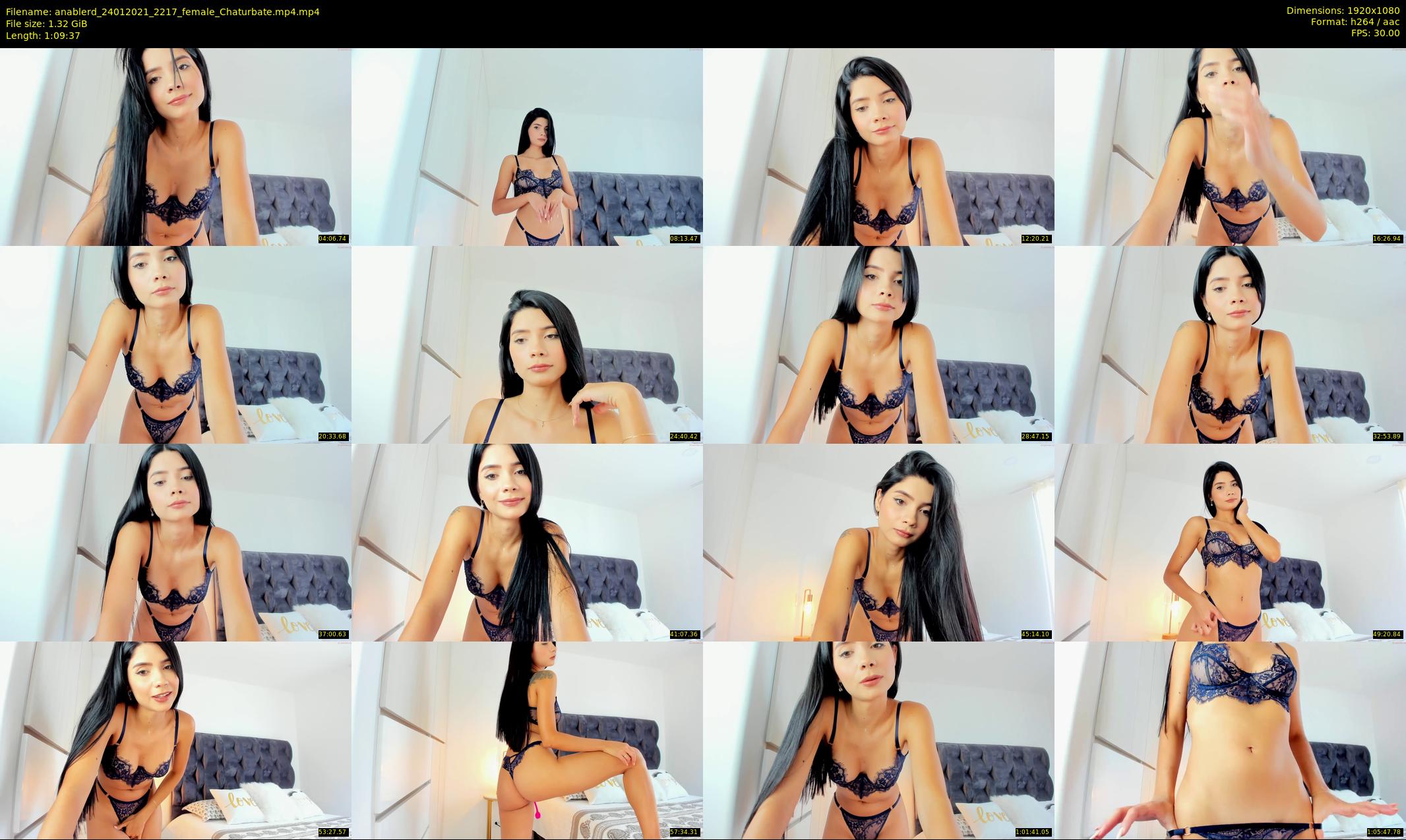 anablerd — 70 minute Chaturbate female cam show recording, 1080p, Jan 24, 2021