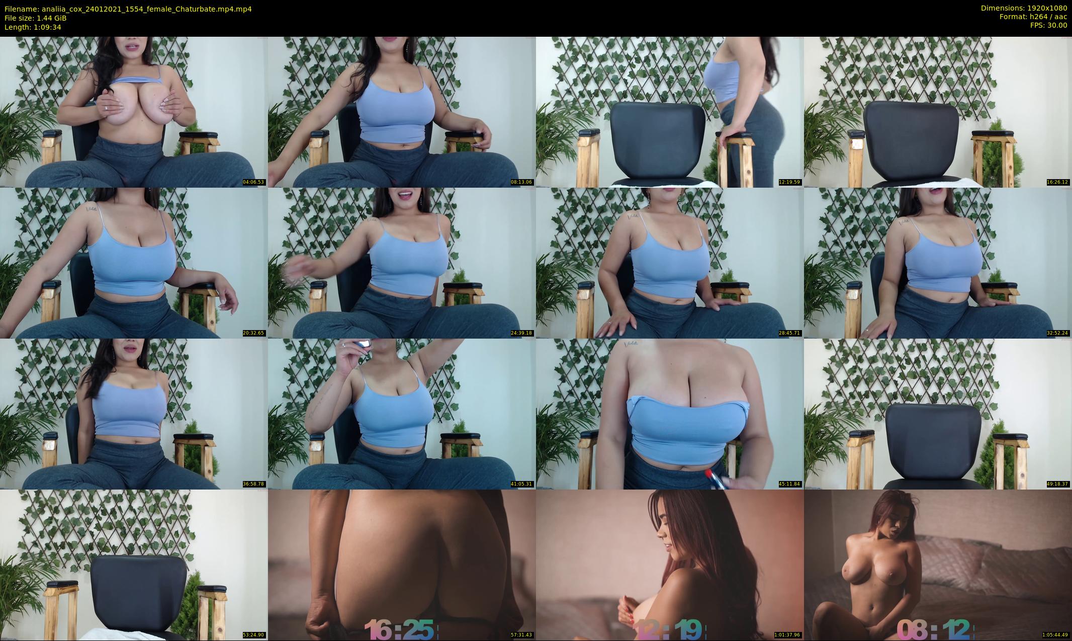 analiia_cox — 70 minute Chaturbate female cam show recording, 1080p, Jan 24, 2021