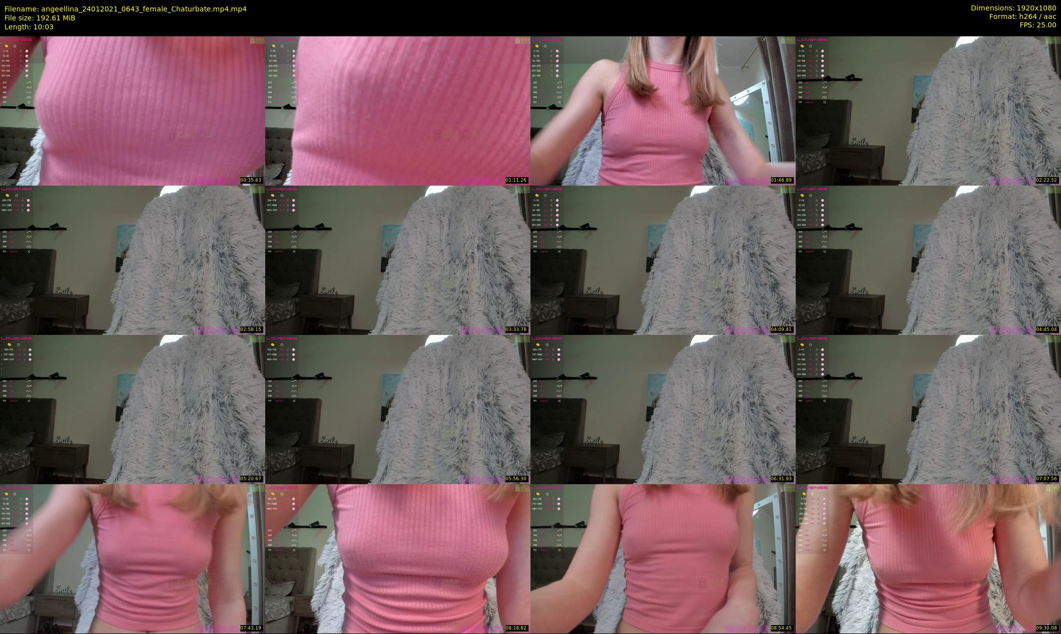 angeellina — 11 minute Chaturbate female cam show recording, 1080p, Jan 24, 2021