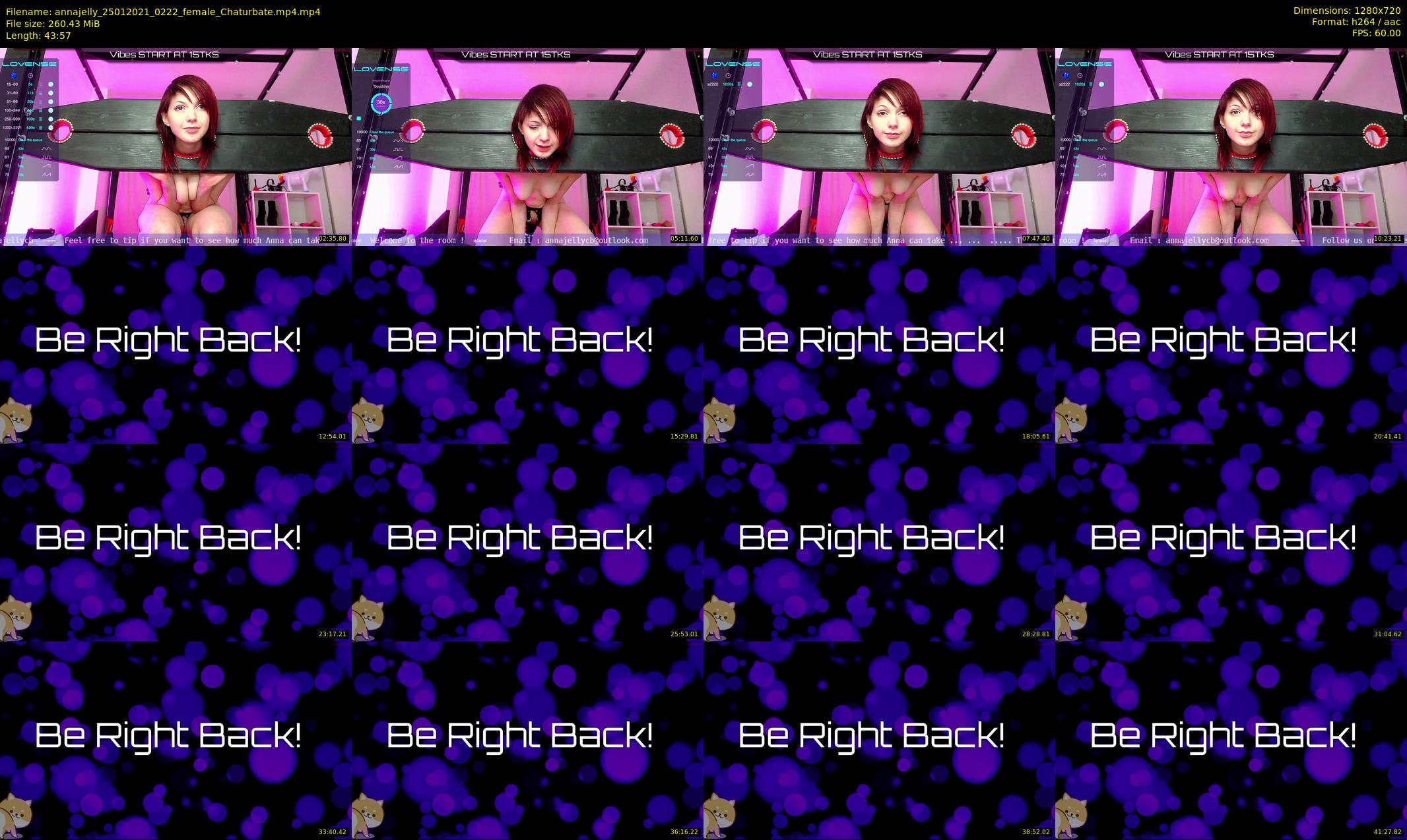 annajelly — 44 minute Chaturbate couple cam show recording, 720p, Jan 25, 2021