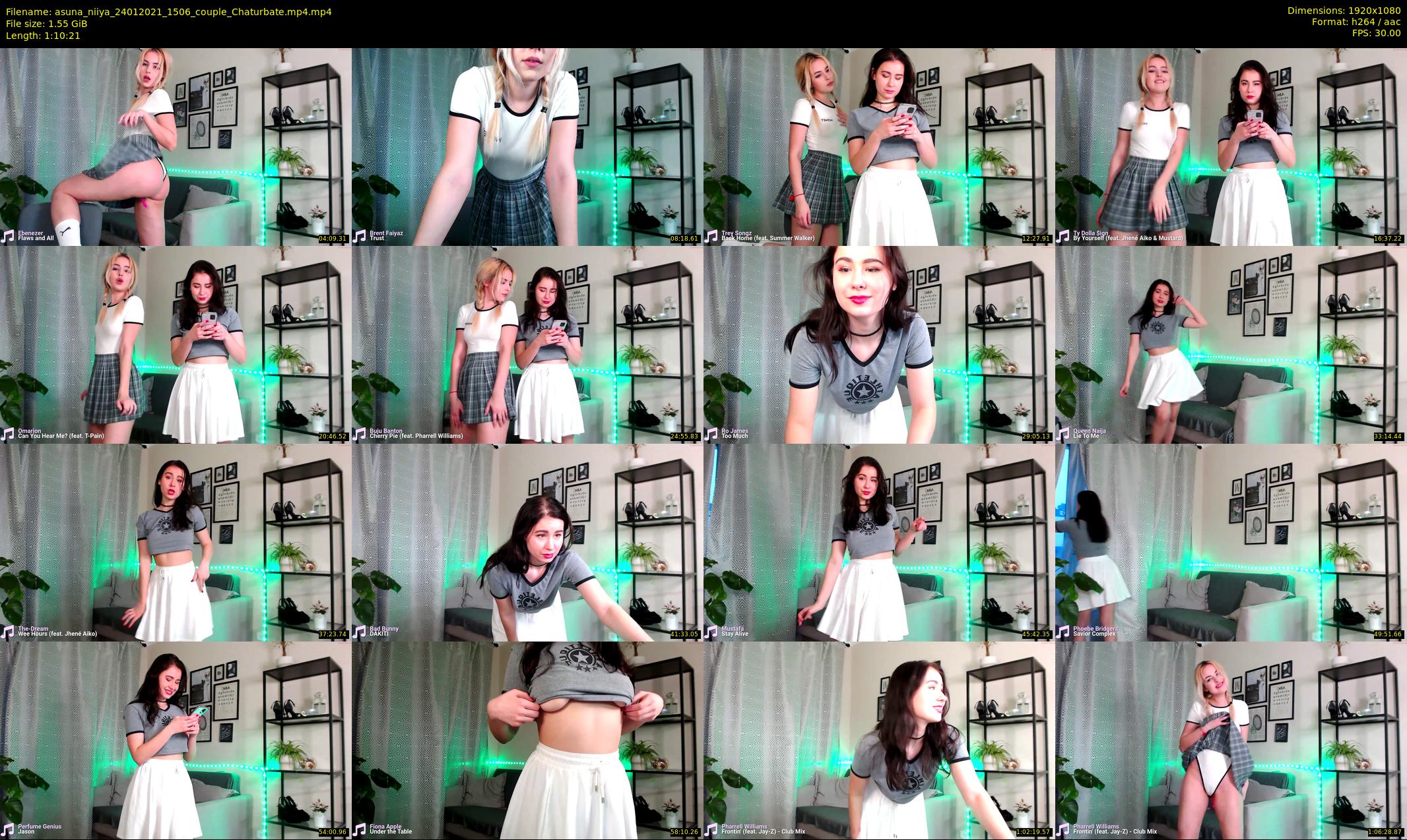 asuna_niiya — 71 minute Chaturbate couple cam show recording, 1080p, Jan 24, 2021