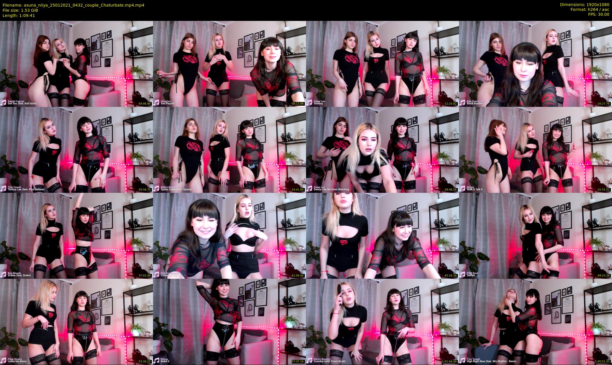 asuna_niiya — 70 minute Chaturbate couple cam show recording, 1080p, Jan 25, 2021