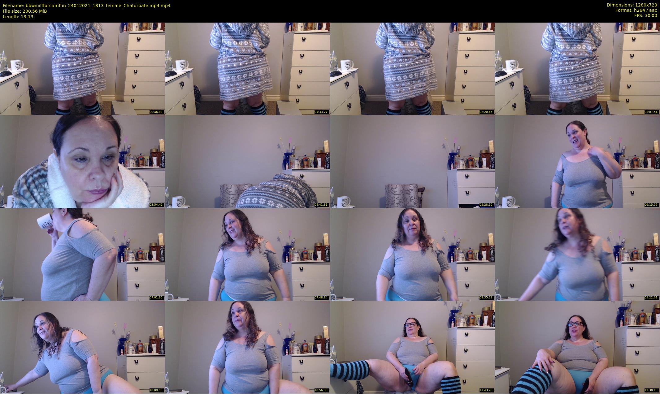 bbwmilfforcamfun — 14 minute Chaturbate female cam show recording, 720p, Jan 24, 2021