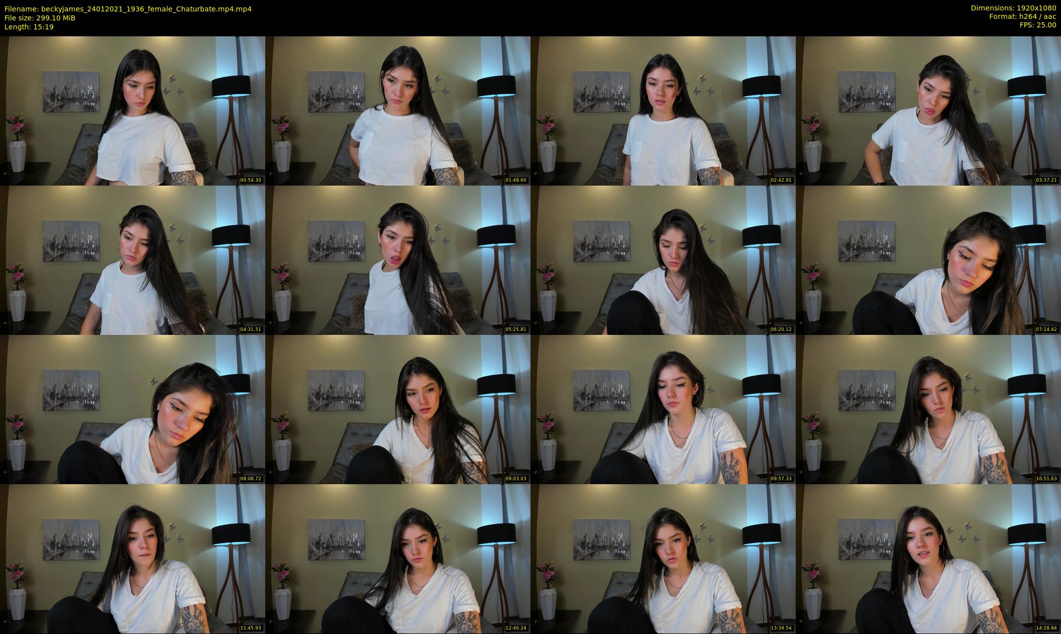 beckyjames — 16 minute Chaturbate female cam show recording, 1080p, Jan 24, 2021