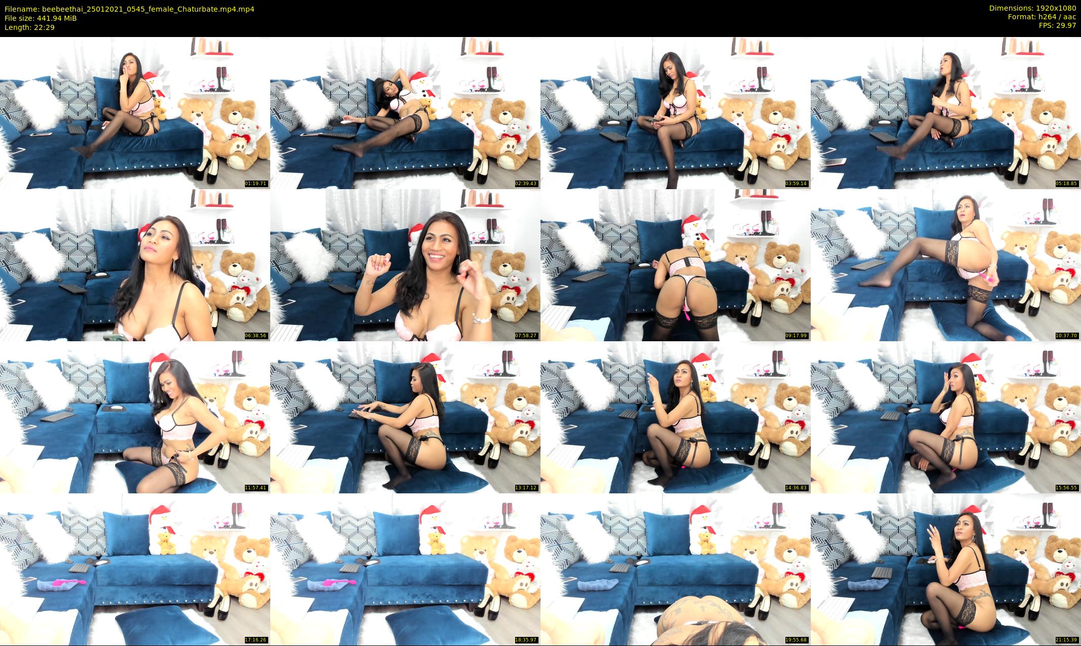 beebeethai — 23 minute Chaturbate female cam show recording, 1080p, Jan 25, 2021