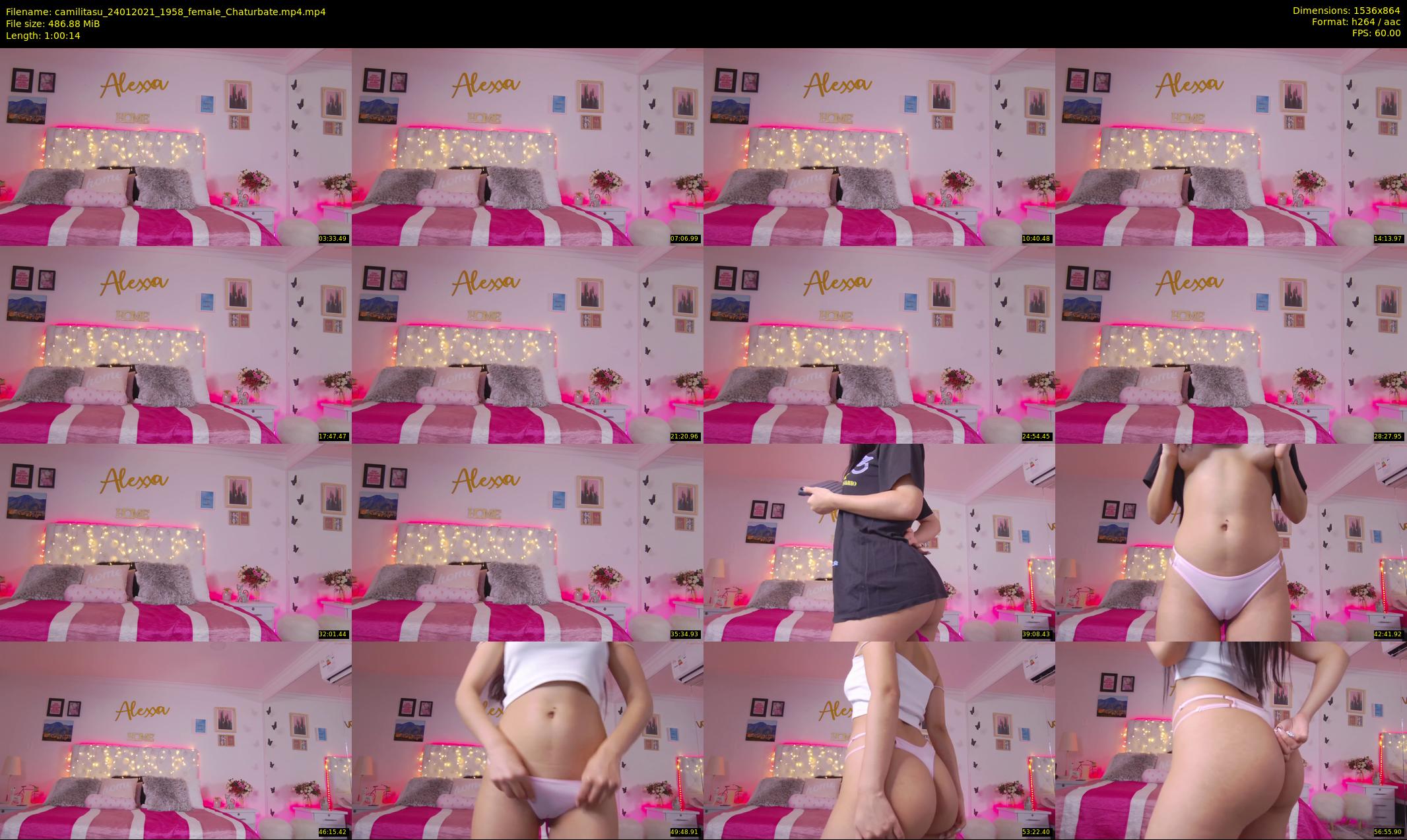 camilitasu — 61 minute Chaturbate female cam show recording, 720p, Jan 24, 2021