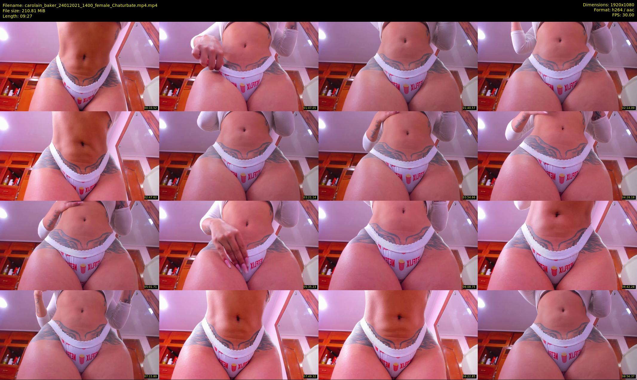 carolain_baker — 10 minute Chaturbate female cam show recording, 1080p, Jan 24, 2021