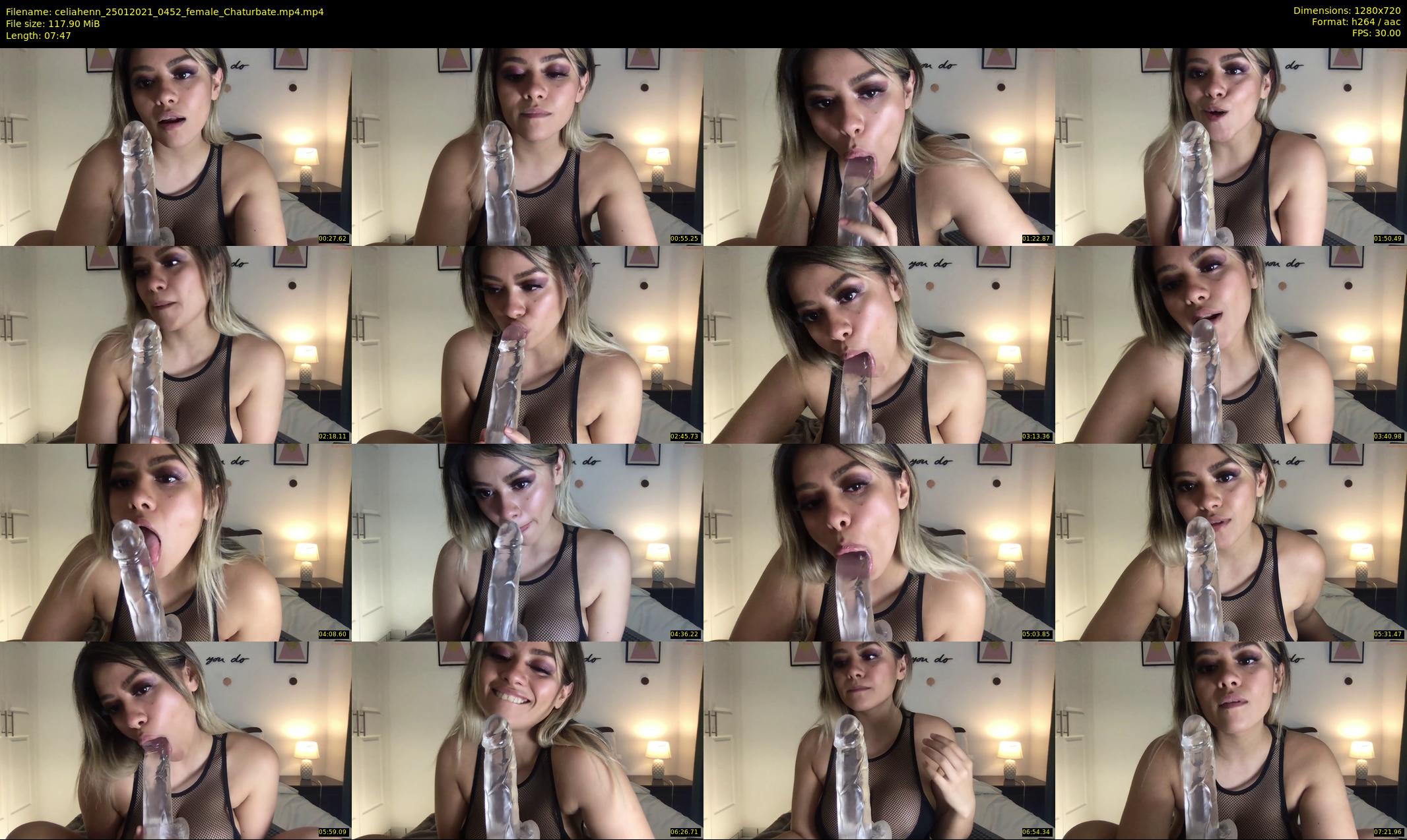 celiahenn — 8 minute Chaturbate female cam show recording, 720p, Jan 25, 2021