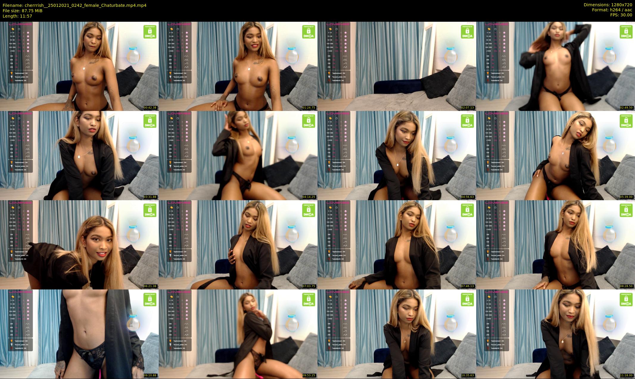cherrrish_ — 12 minute Chaturbate female cam show recording, 720p, Jan 25, 2021
