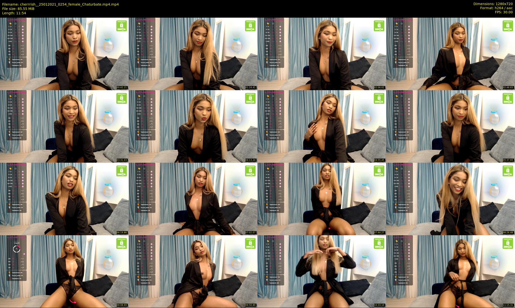 cherrrish_ — 12 minute Chaturbate female cam show recording, 720p, Jan 25, 2021