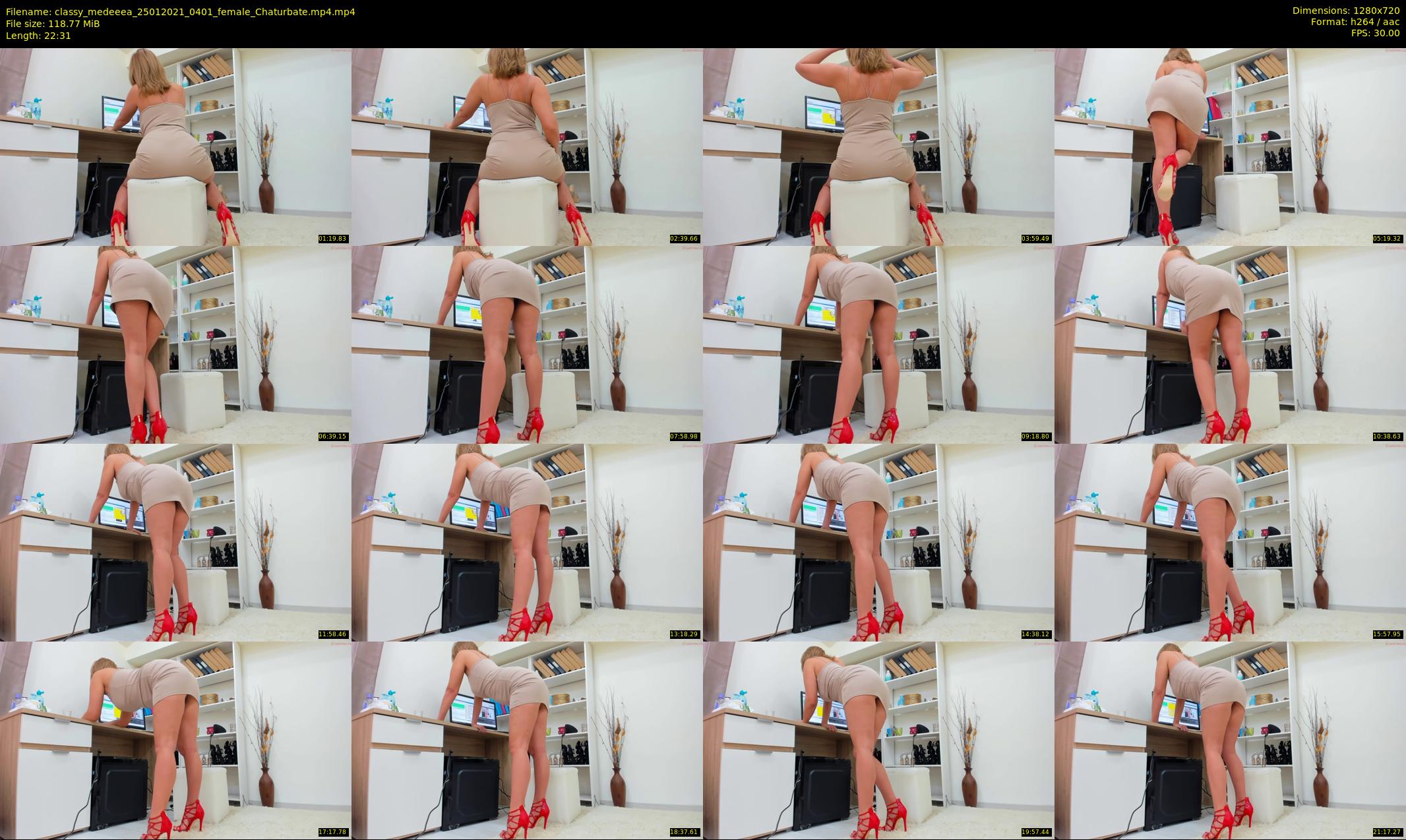 classy_medeeea — 23 minute Chaturbate female cam show recording, 720p, Jan 25, 2021