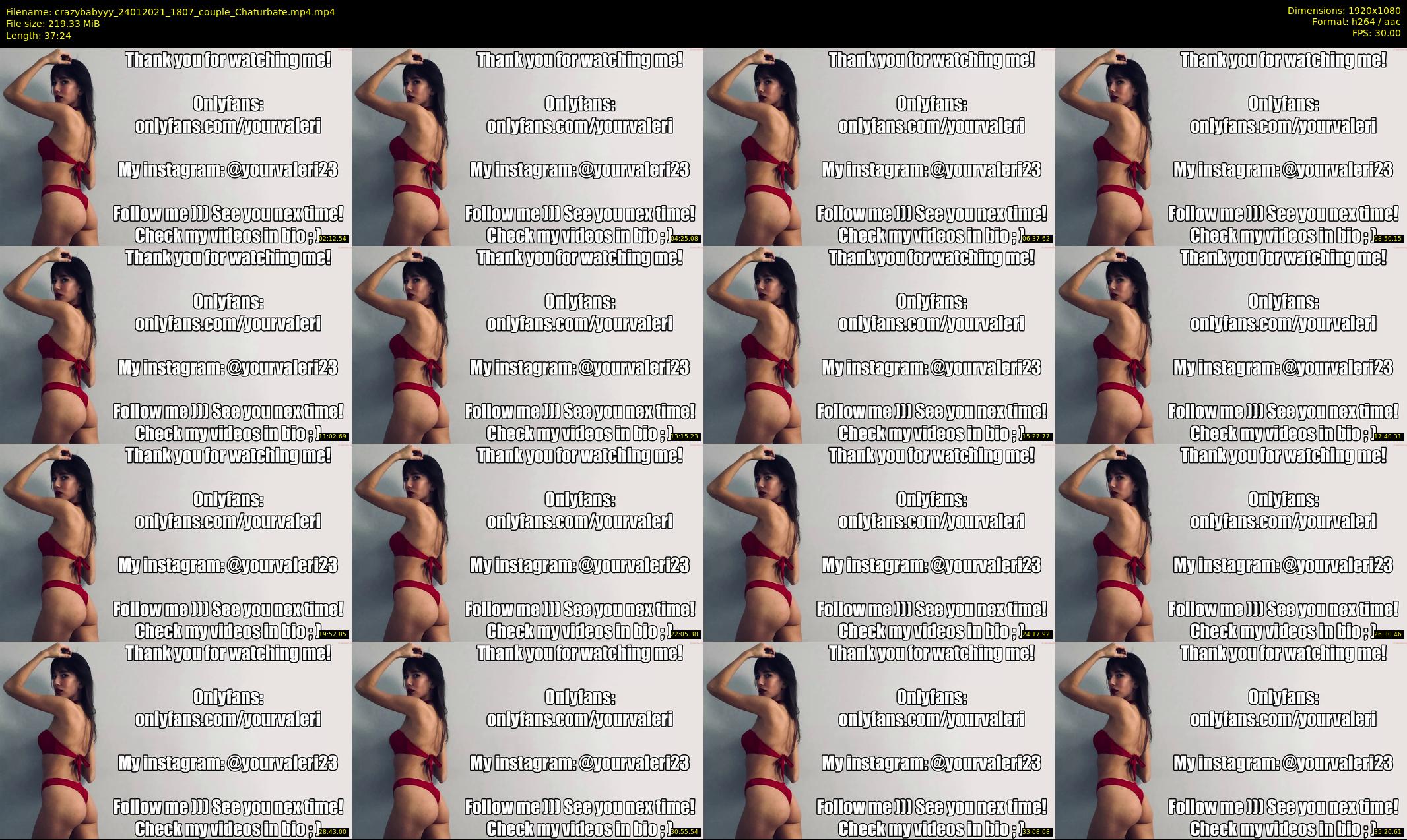 crazybabyyy — 38 minute Chaturbate couple cam show recording, 1080p, Jan 24, 2021