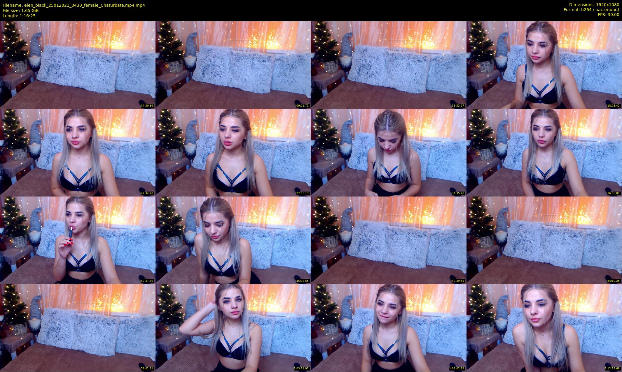 elen_black — 77 minute Chaturbate female cam show recording, 1080p, Jan 25, 2021
