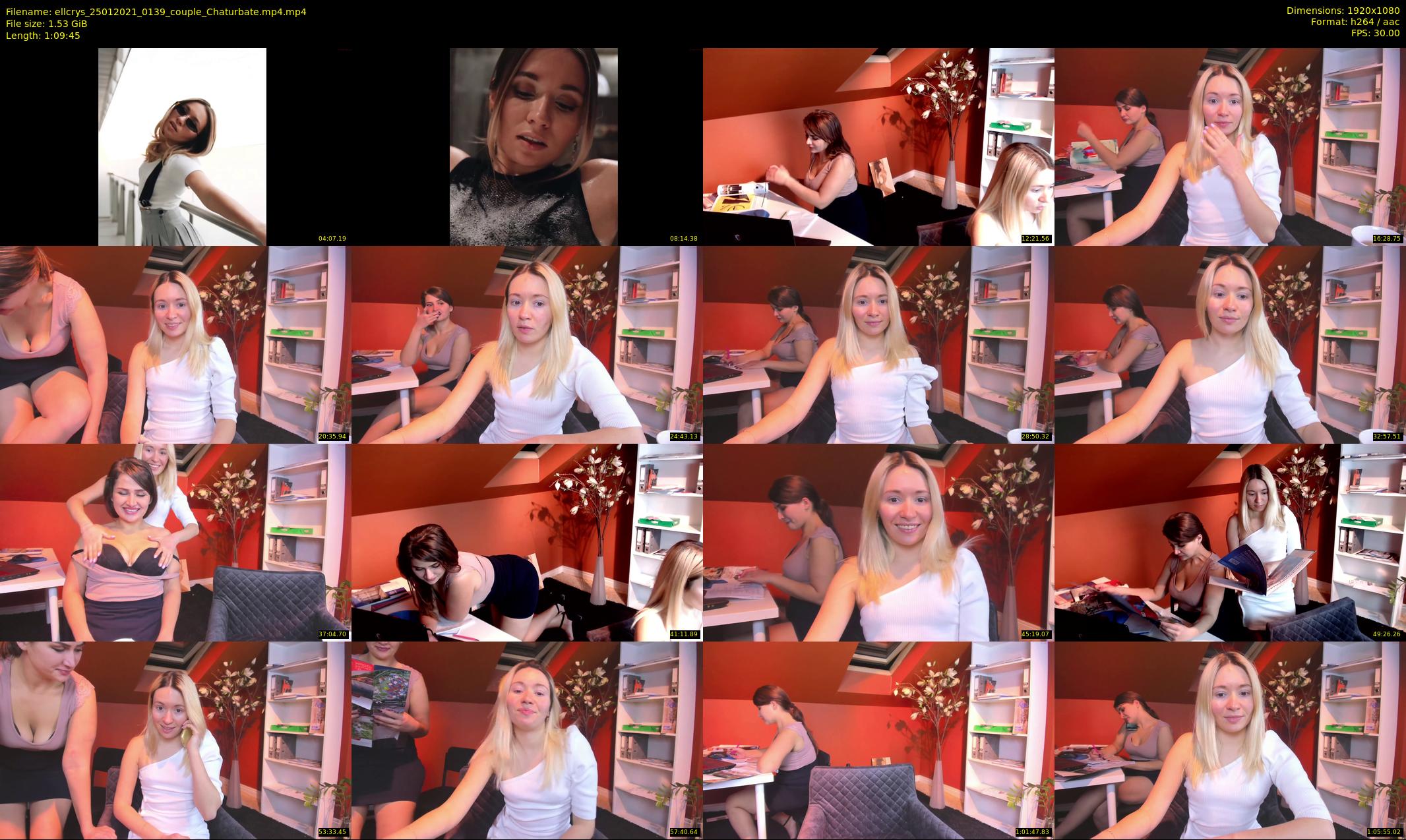 ellcrys — 70 minute Chaturbate couple cam show recording, 1080p, Jan 25, 2021