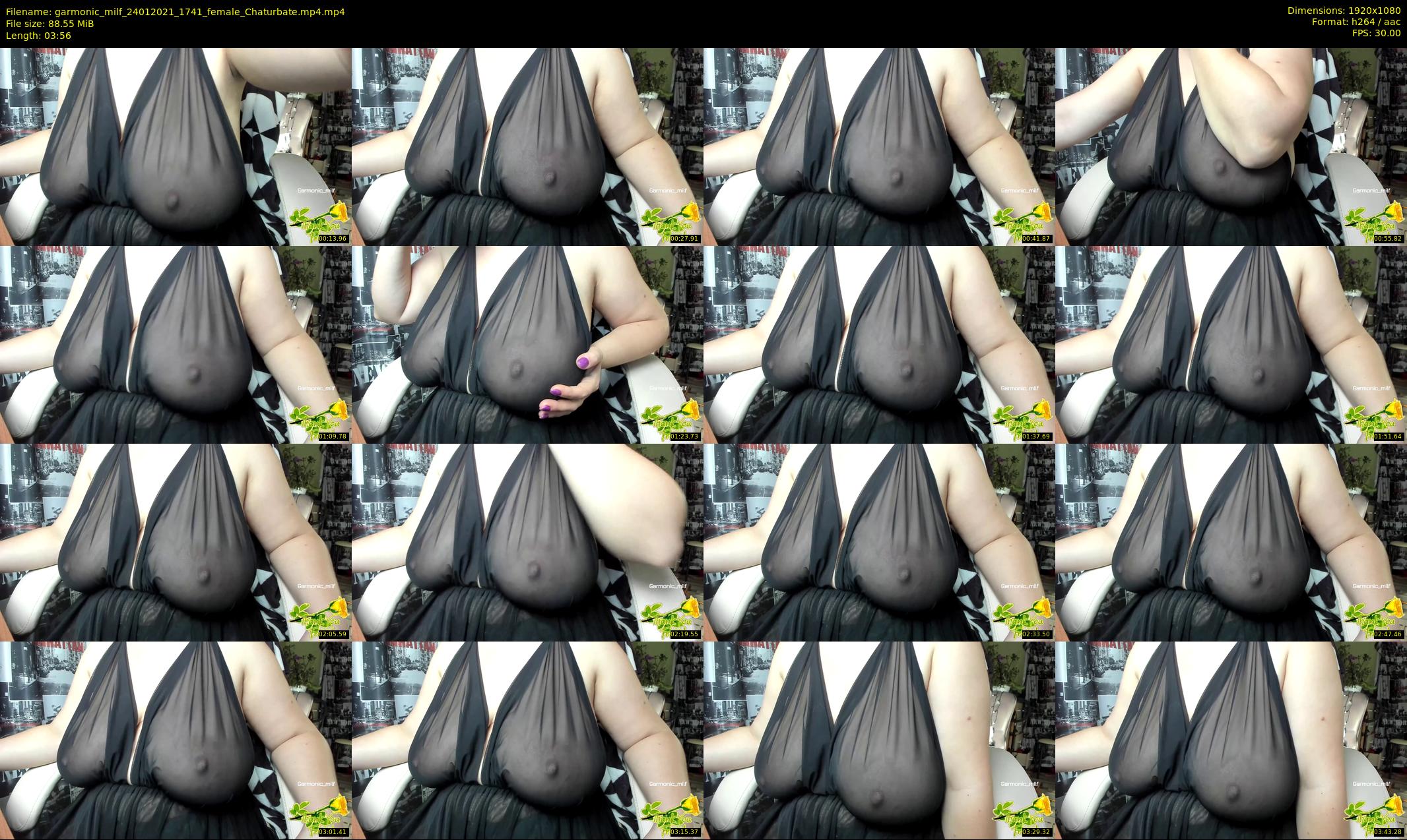 garmonic_milf — 4 minute Chaturbate female cam show recording, 1080p, Jan 24, 2021