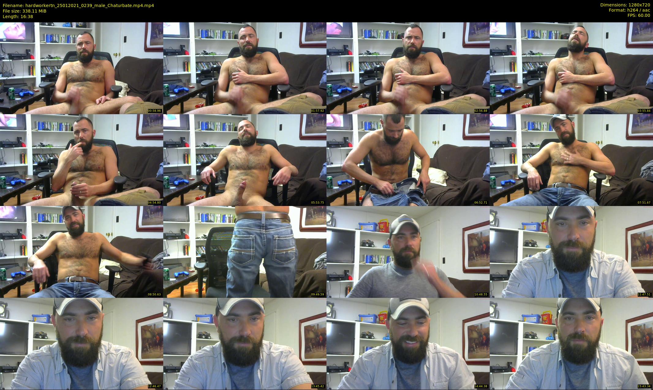 hardworkertn — 17 minute Chaturbate male cam show recording, 720p, Jan 25, 2021