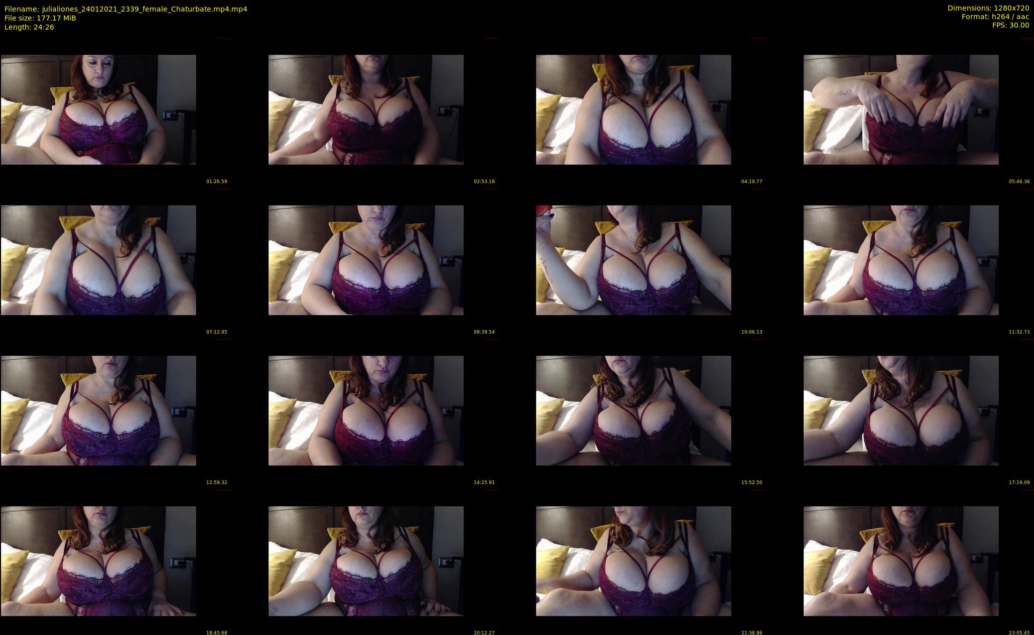 julialiones — 25 minute Chaturbate female cam show recording, 720p, Jan 24, 2021