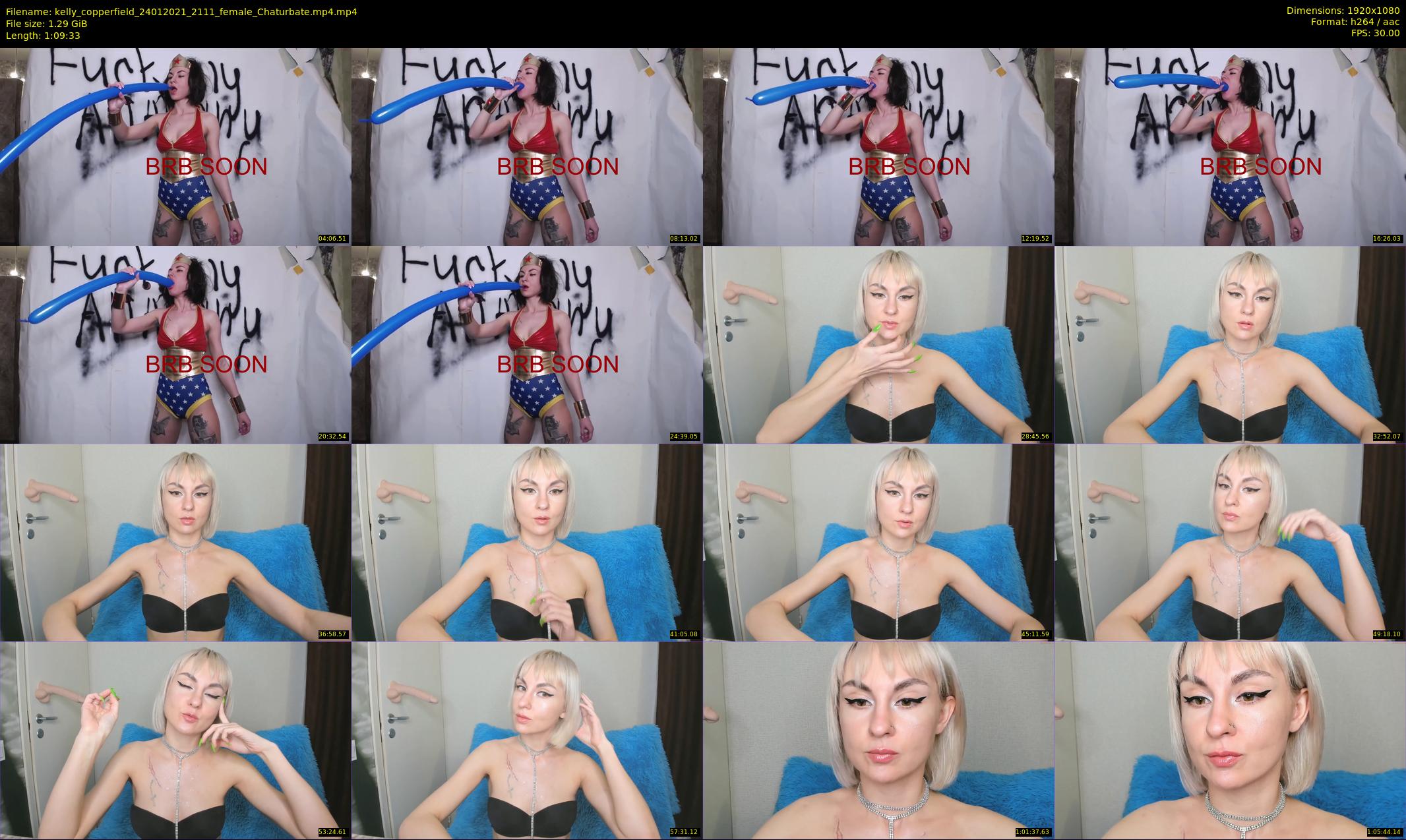 kelly_copperfield — 70 minute Chaturbate female cam show recording, 1080p, Jan 24, 2021