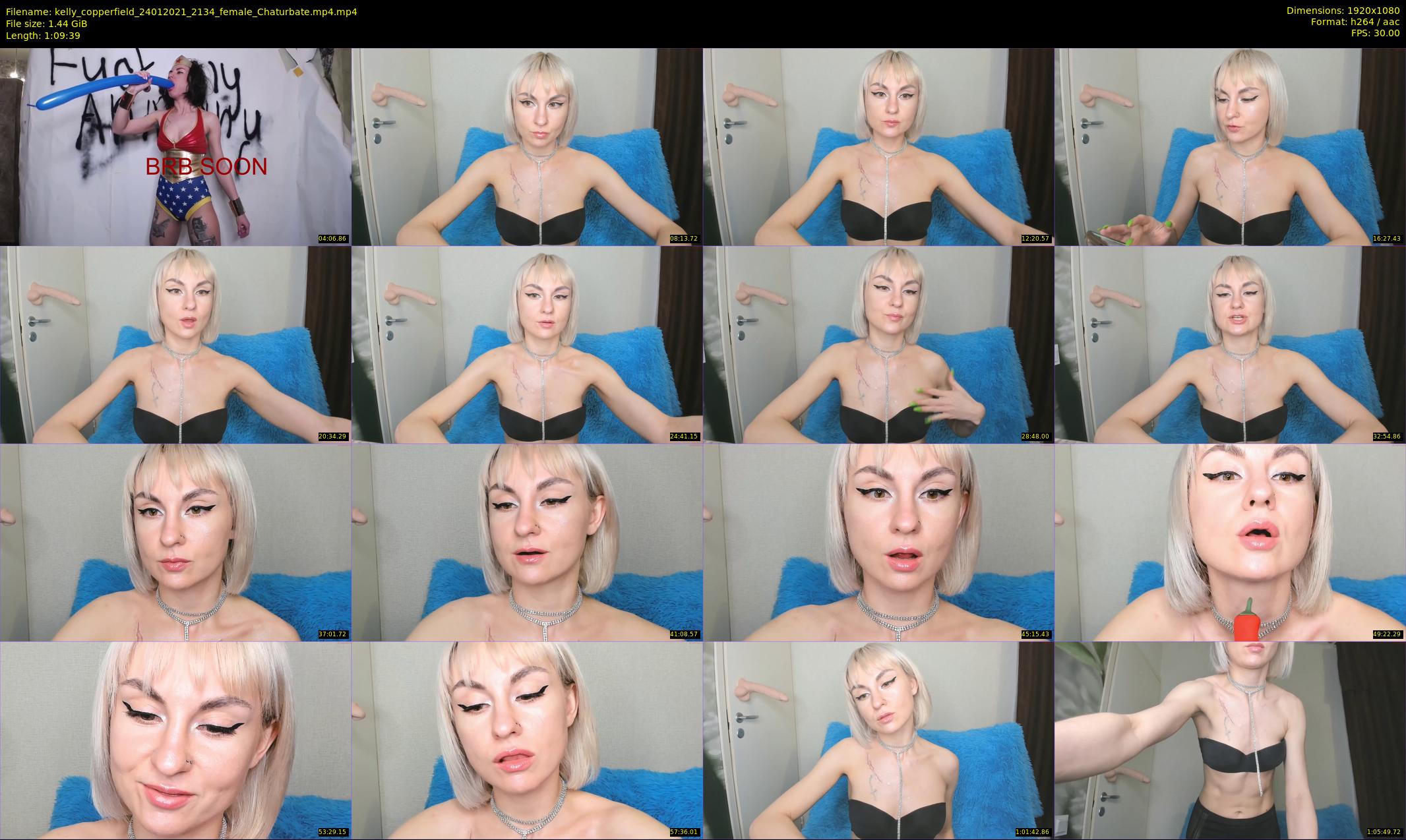 kelly_copperfield — 70 minute Chaturbate female cam show recording, 1080p, Jan 24, 2021