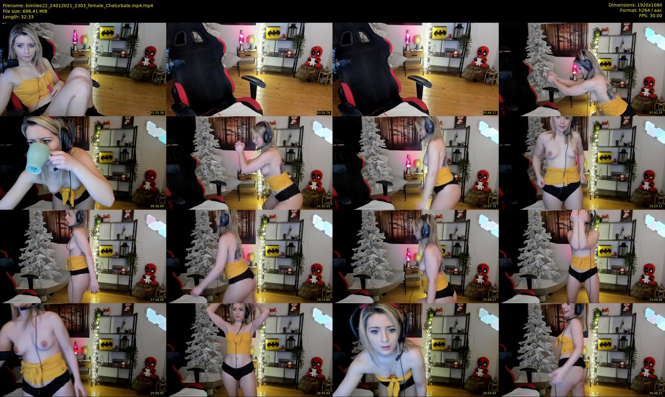 kimilee22 — 33 minute Chaturbate female cam show recording, 1080p, Jan 24, 2021