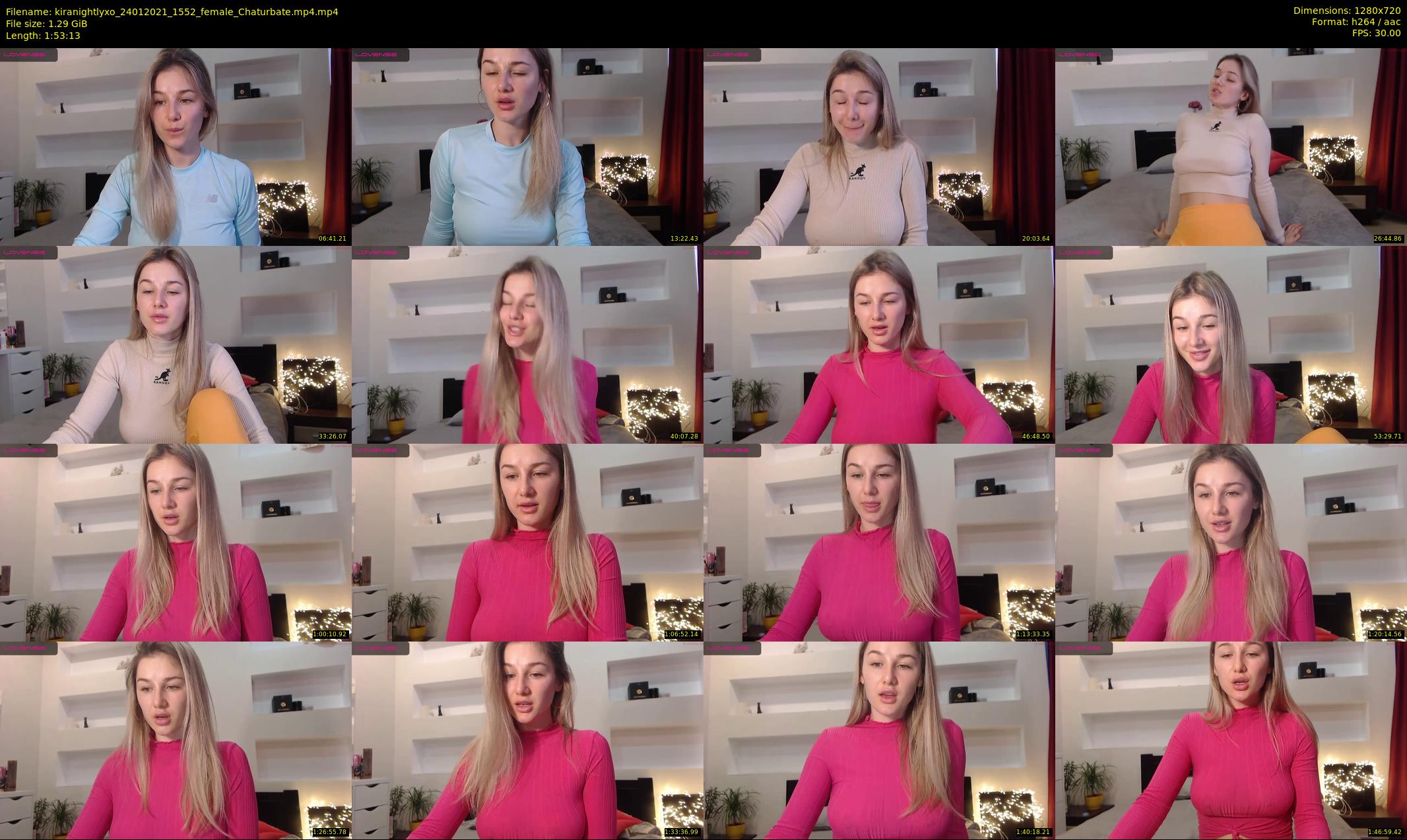 kiranightlyxo — 114 minute Chaturbate female cam show recording, 720p, Jan 24, 2021