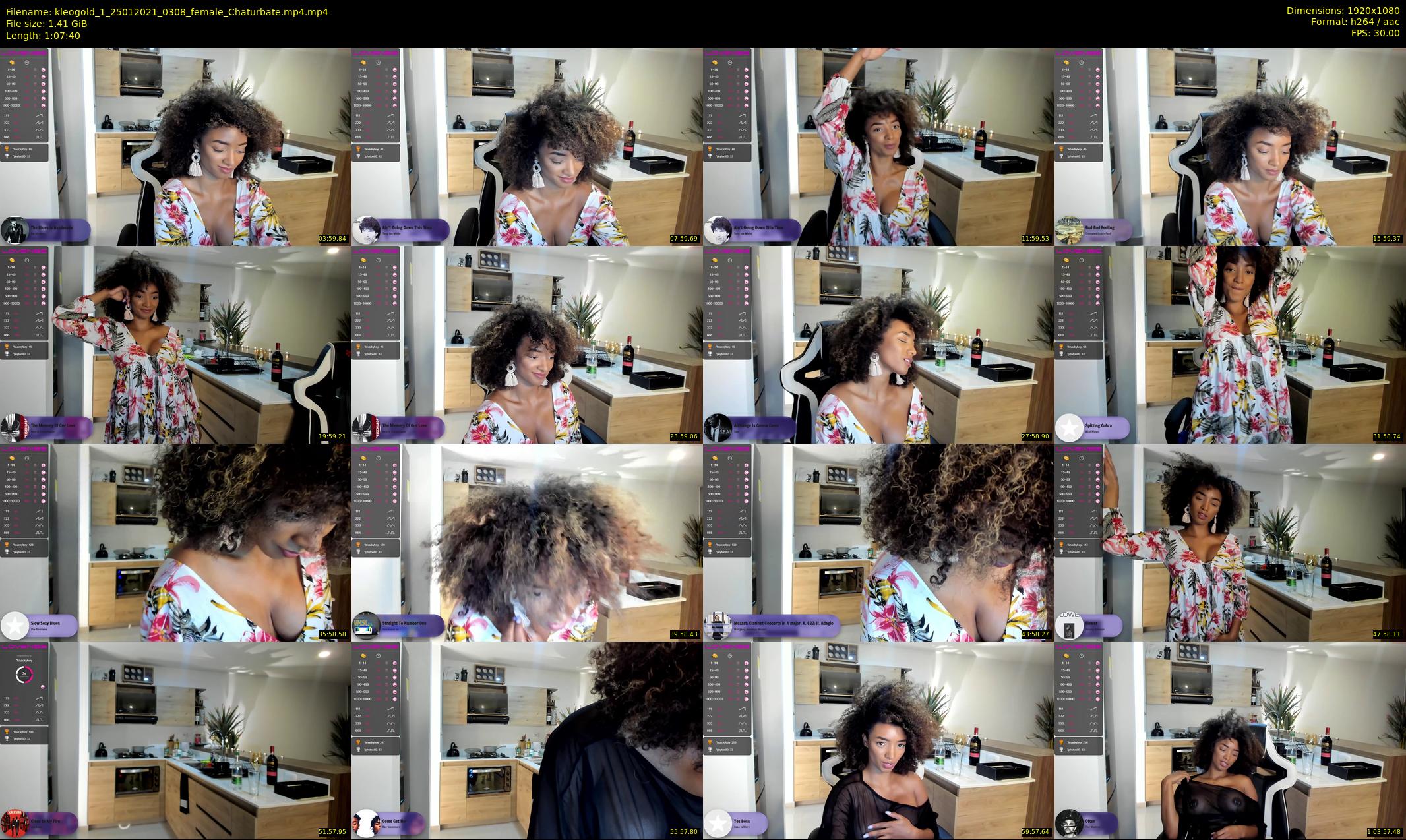 kleogold_1 — 68 minute Chaturbate female cam show recording, 1080p, Jan 25, 2021