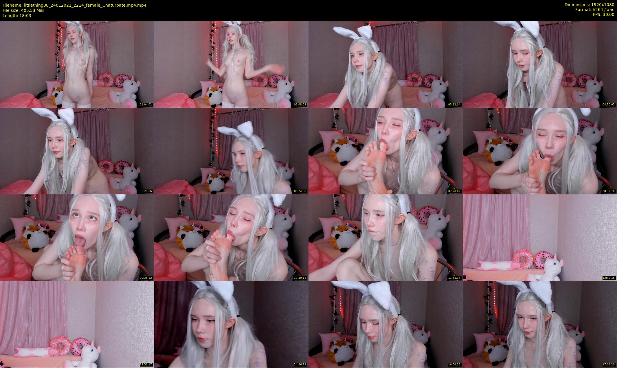 littlething88 — 19 minute Chaturbate female cam show recording, 1080p, Jan 24, 2021