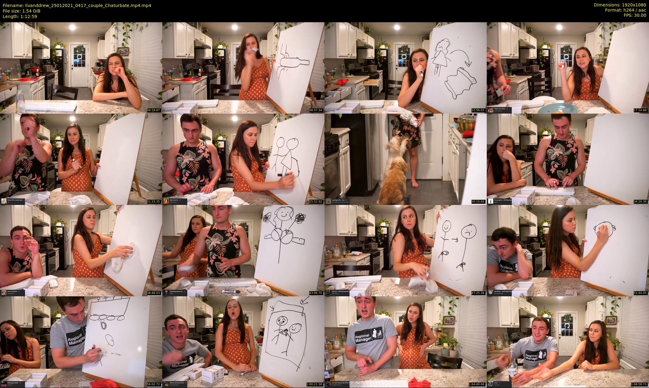 livanddrew — 73 minute Chaturbate couple cam show recording, 1080p, Jan 25, 2021
