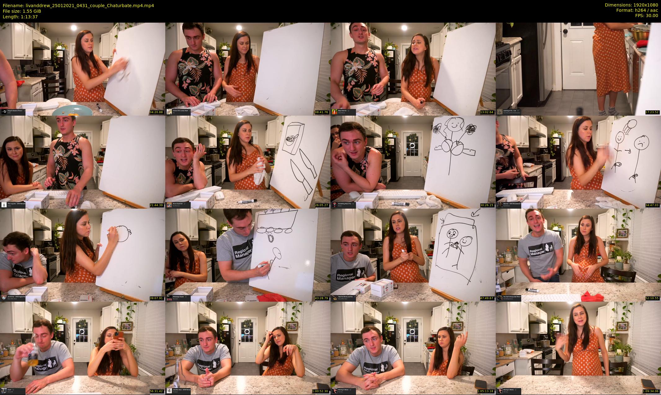 livanddrew — 74 minute Chaturbate couple cam show recording, 1080p, Jan 25, 2021
