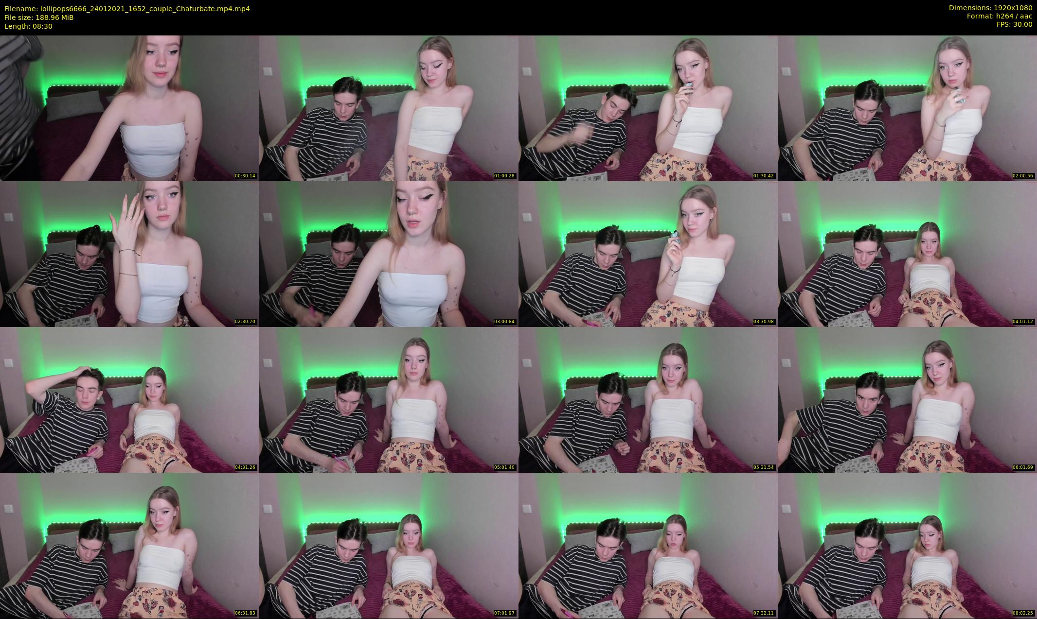 lollipops6666 — 9 minute Chaturbate couple cam show recording, 1080p, Jan 24, 2021