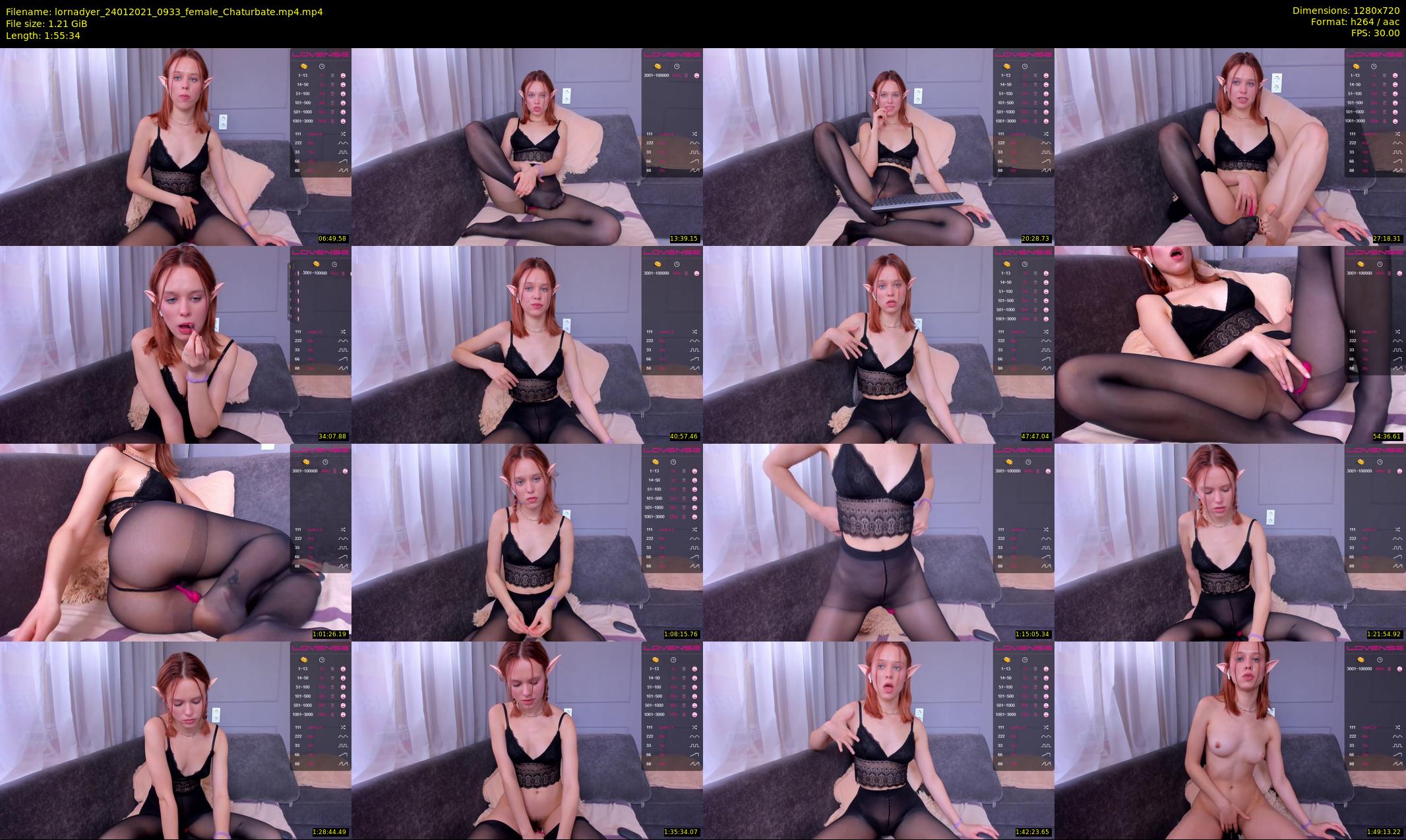 lornadyer — 116 minute Chaturbate female cam show recording, 720p, Jan 24, 2021