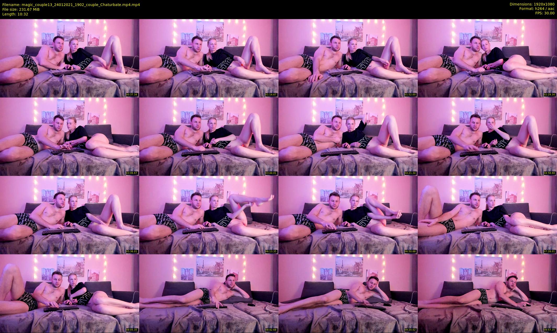 magic_couple13 — 11 minute Chaturbate couple cam show recording, 1080p, Jan 24, 2021
