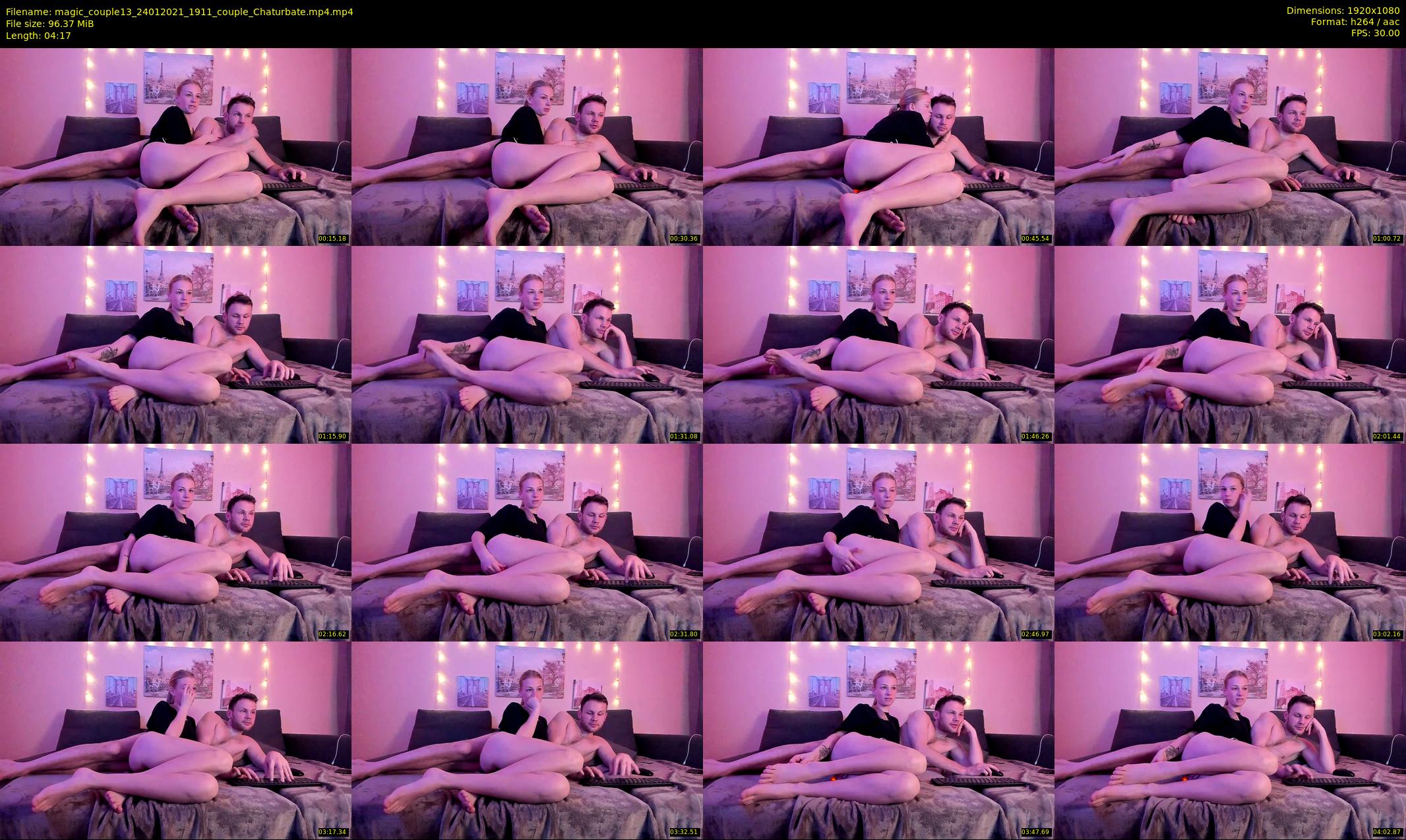 magic_couple13 — 5 minute Chaturbate couple cam show recording, 1080p, Jan 24, 2021