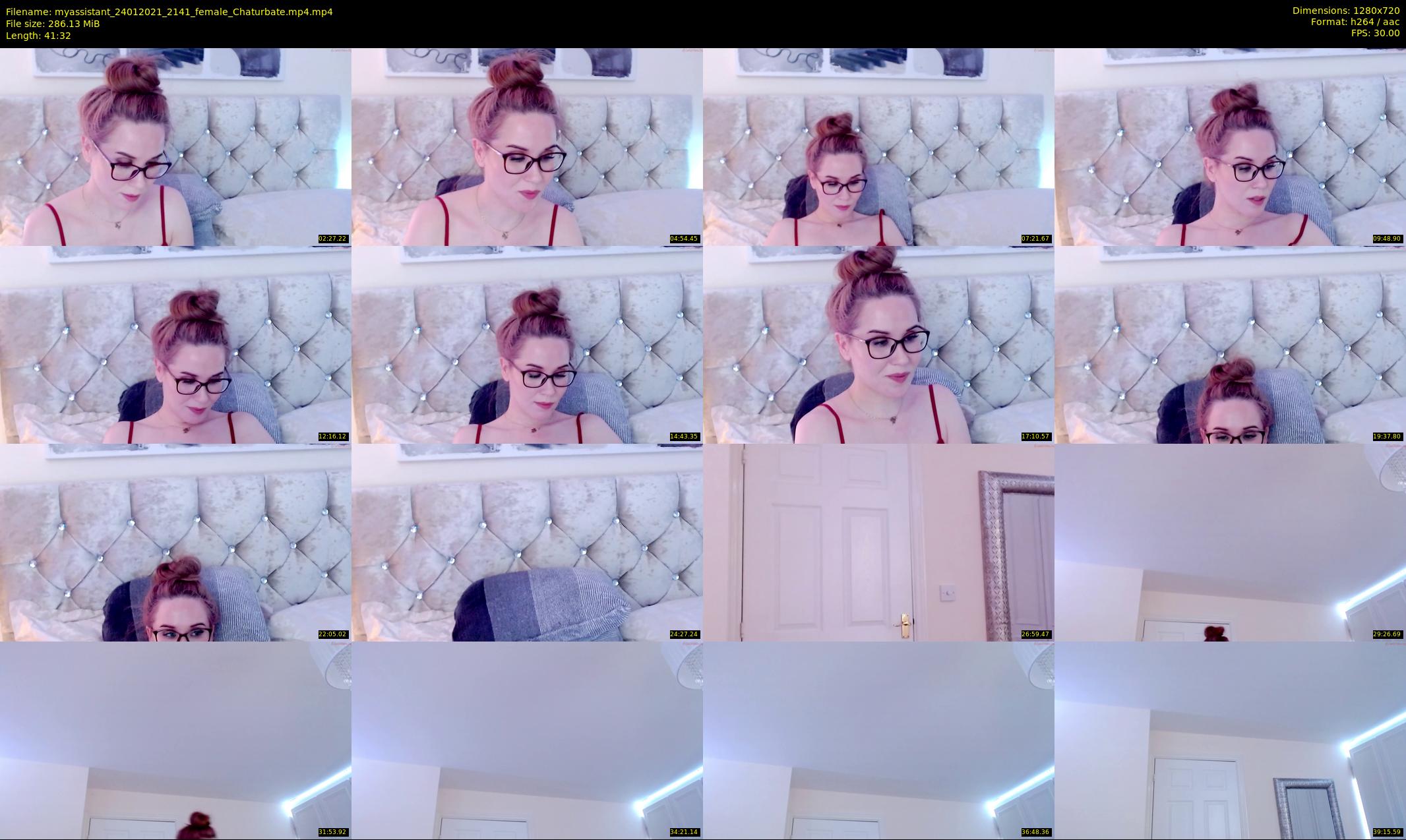 myassistant — 42 minute Chaturbate female cam show recording, 720p, Jan 24, 2021