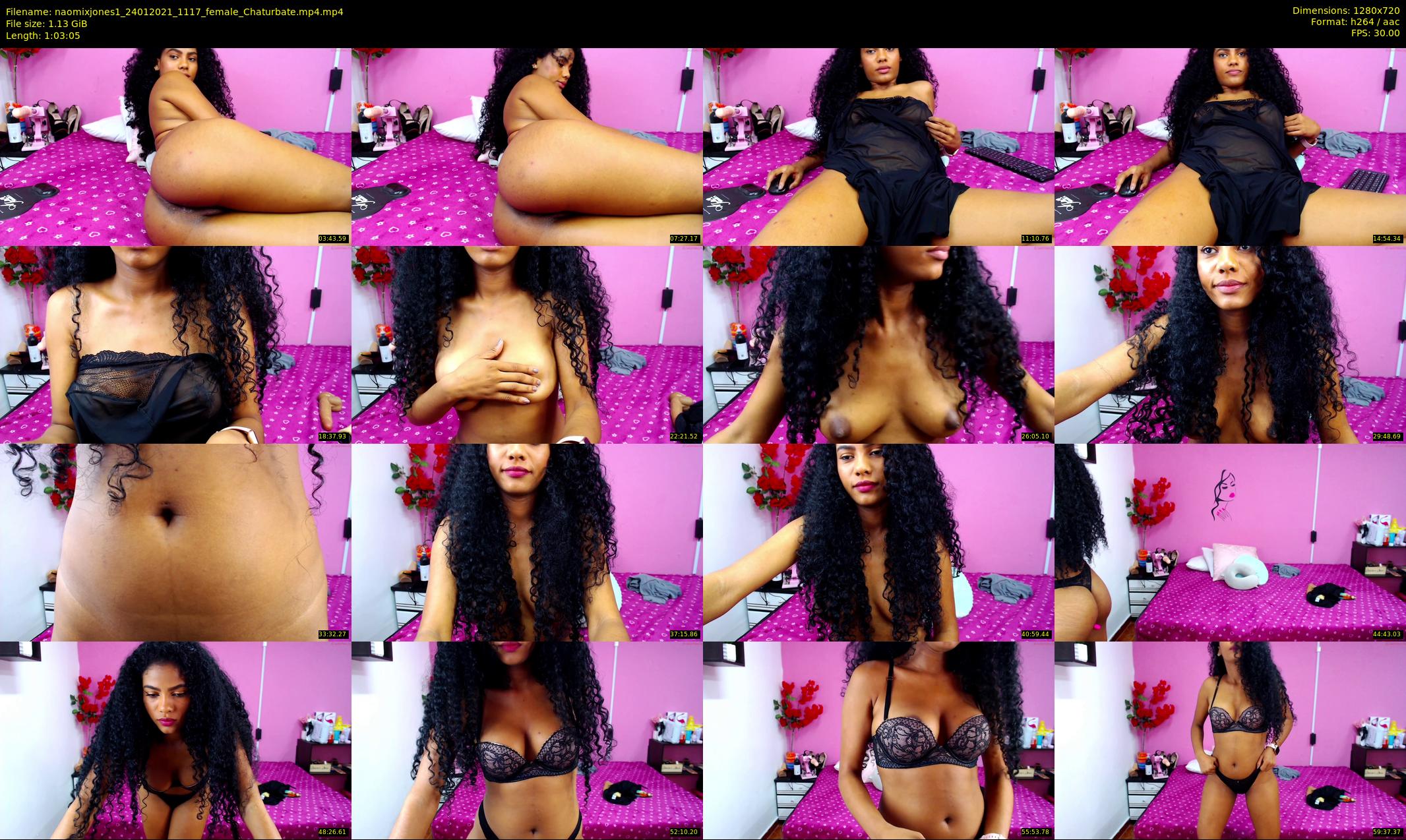 naomixjones1 — 64 minute Chaturbate female cam show recording, 720p, Jan 24, 2021