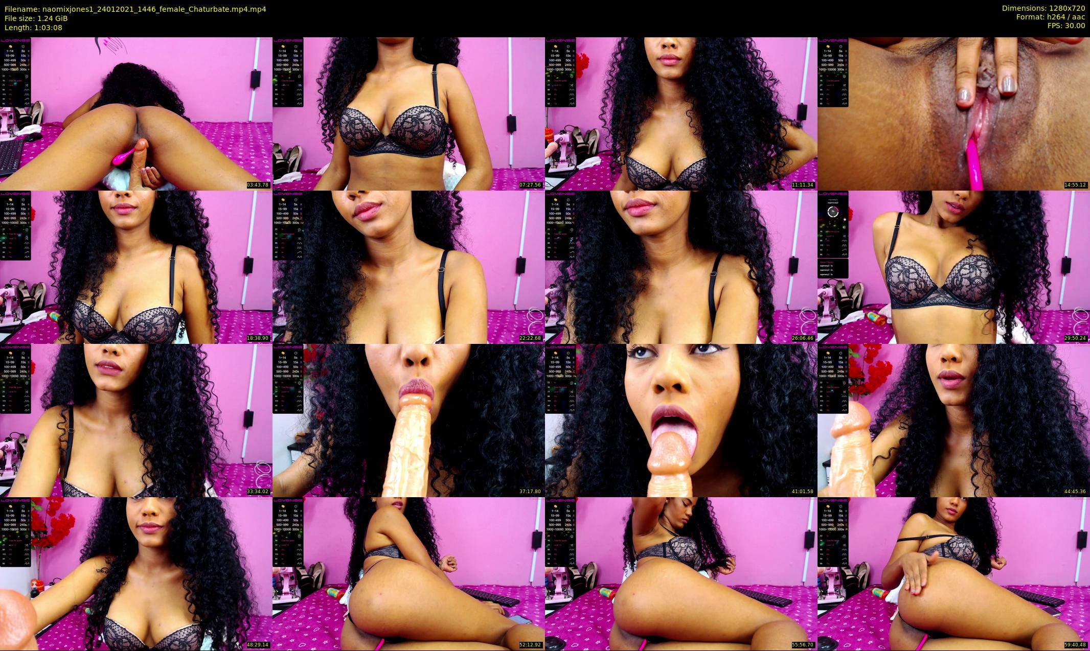 naomixjones1 — 64 minute Chaturbate female cam show recording, 720p, Jan 24, 2021