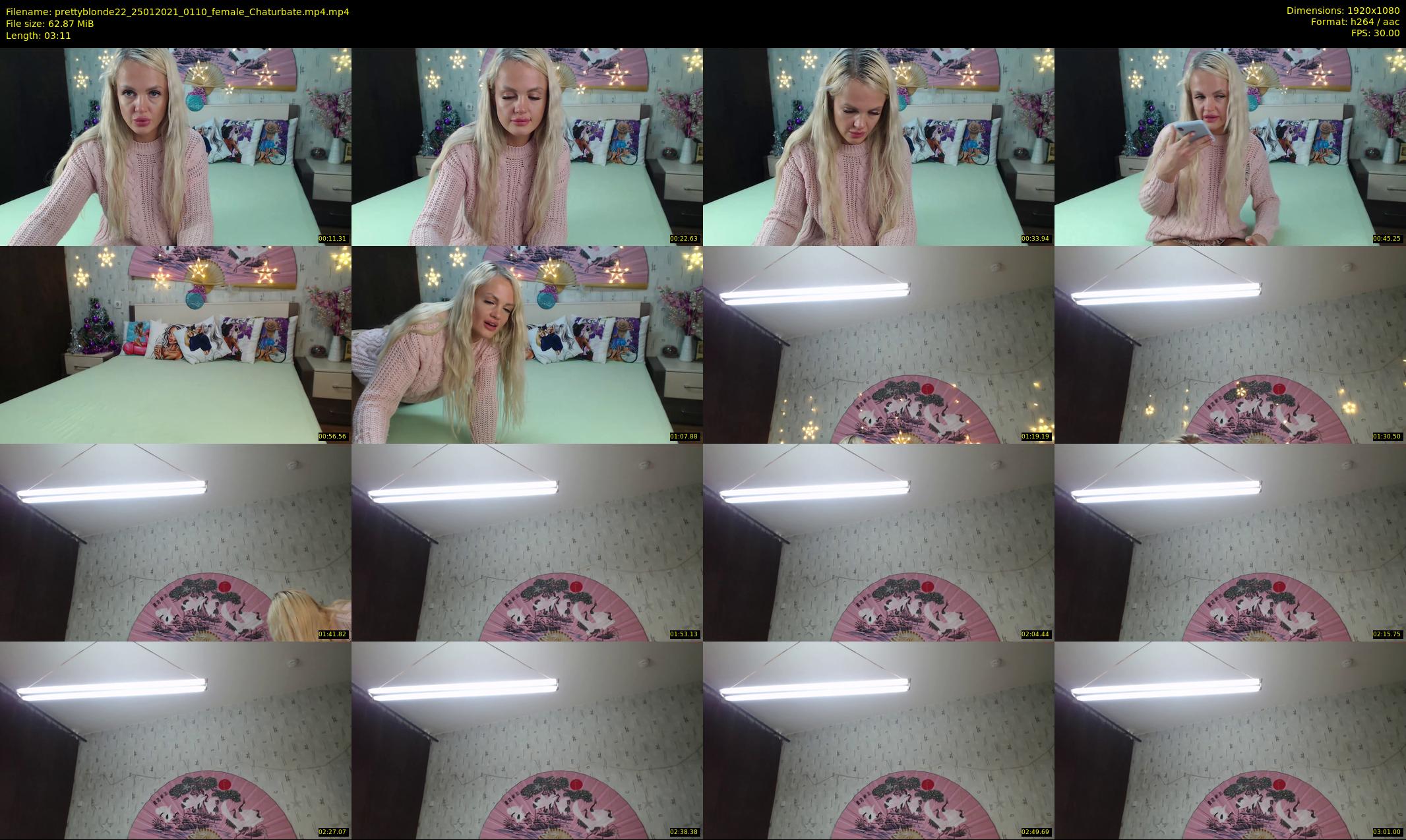 prettyblonde22 — 4 minute Chaturbate female cam show recording, 1080p, Jan 25, 2021