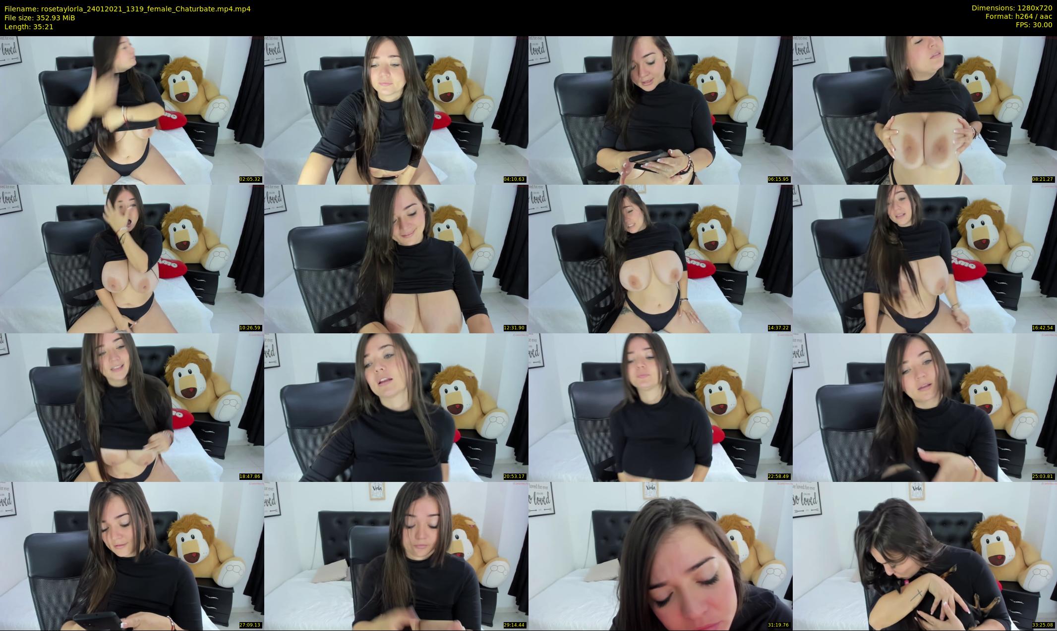 rosetaylorla — 36 minute Chaturbate female cam show recording, 720p, Jan 24, 2021