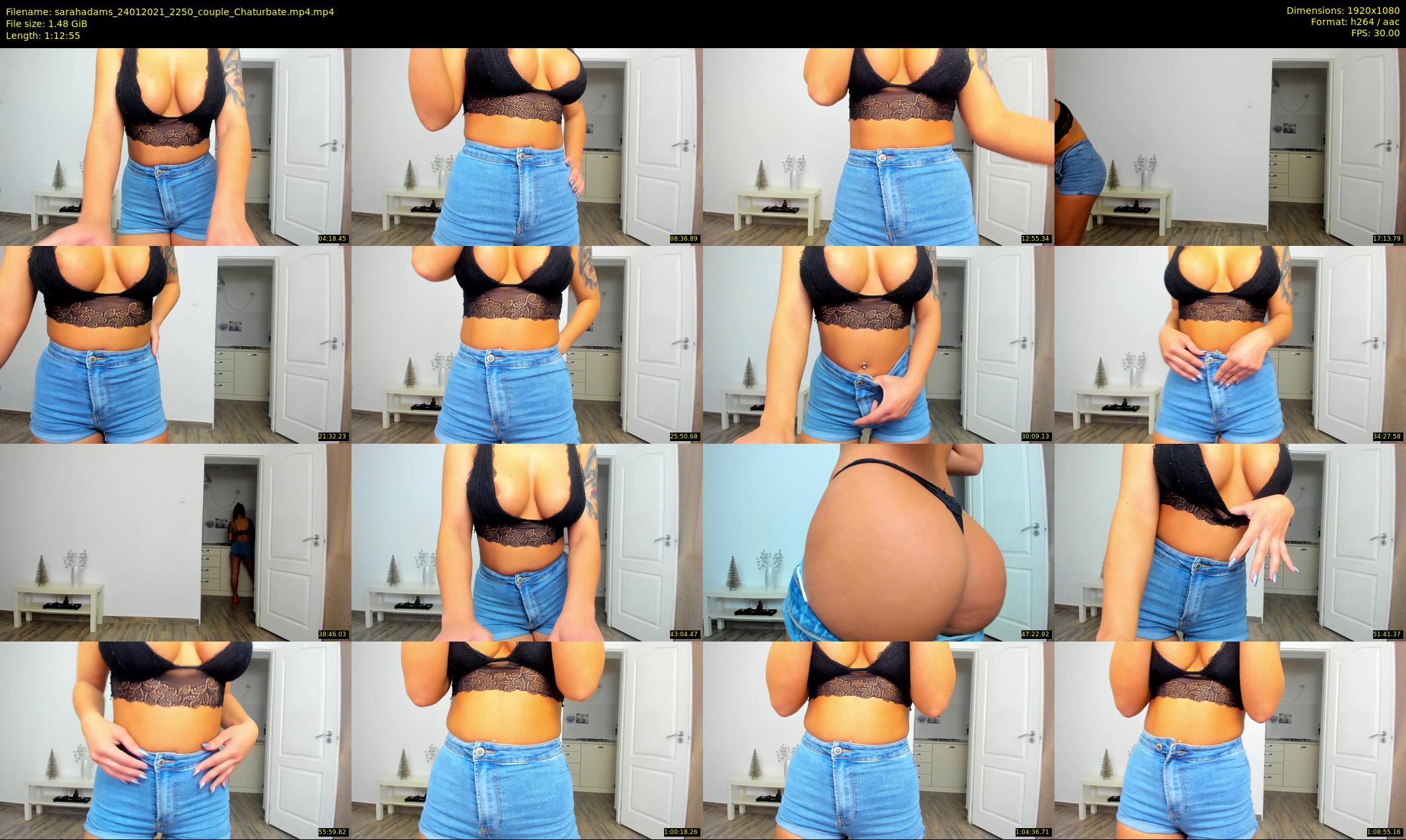 sarahadams — 73 minute Chaturbate female cam show recording, 1080p, Jan 24, 2021