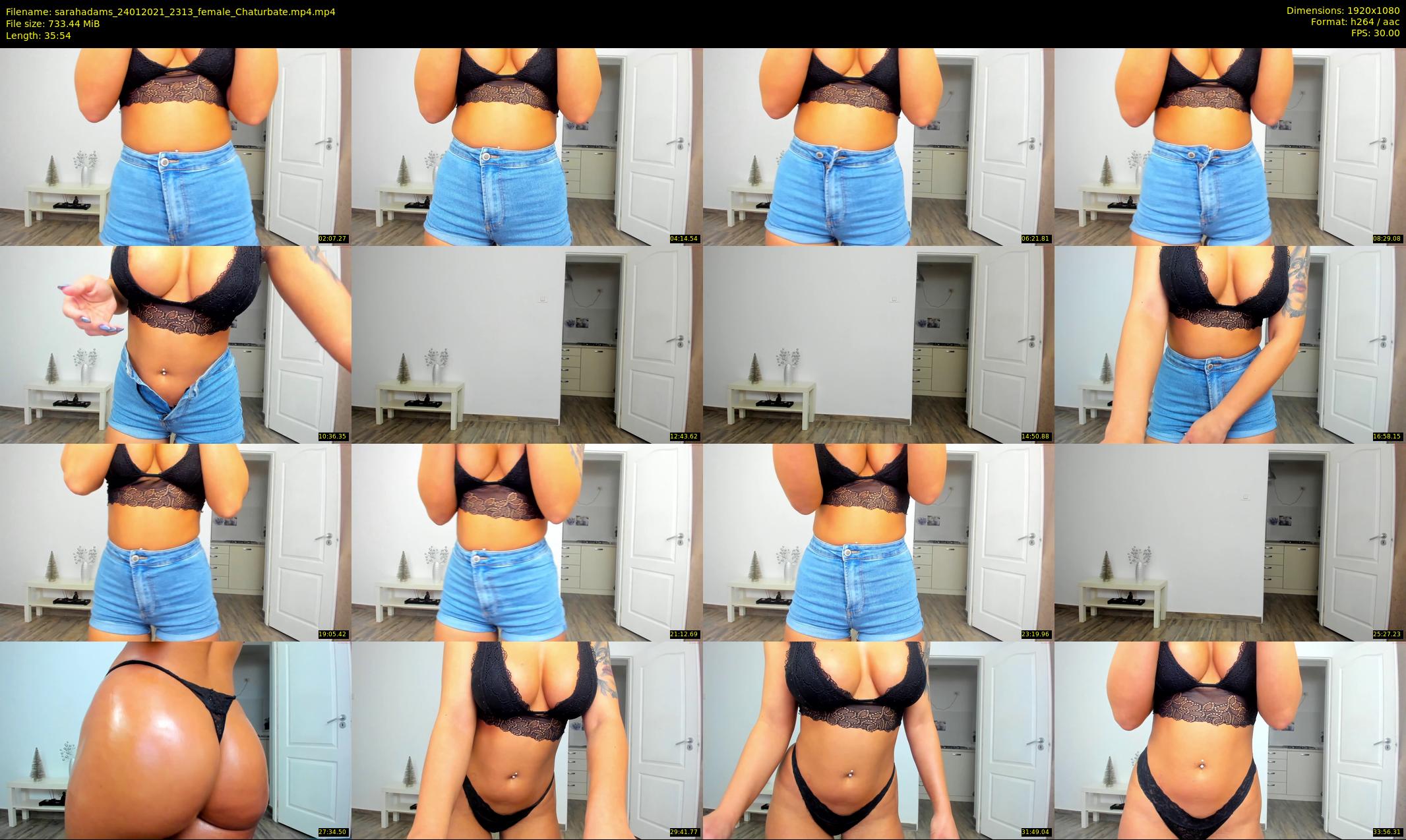 sarahadams — 36 minute Chaturbate female cam show recording, 1080p, Jan 24, 2021