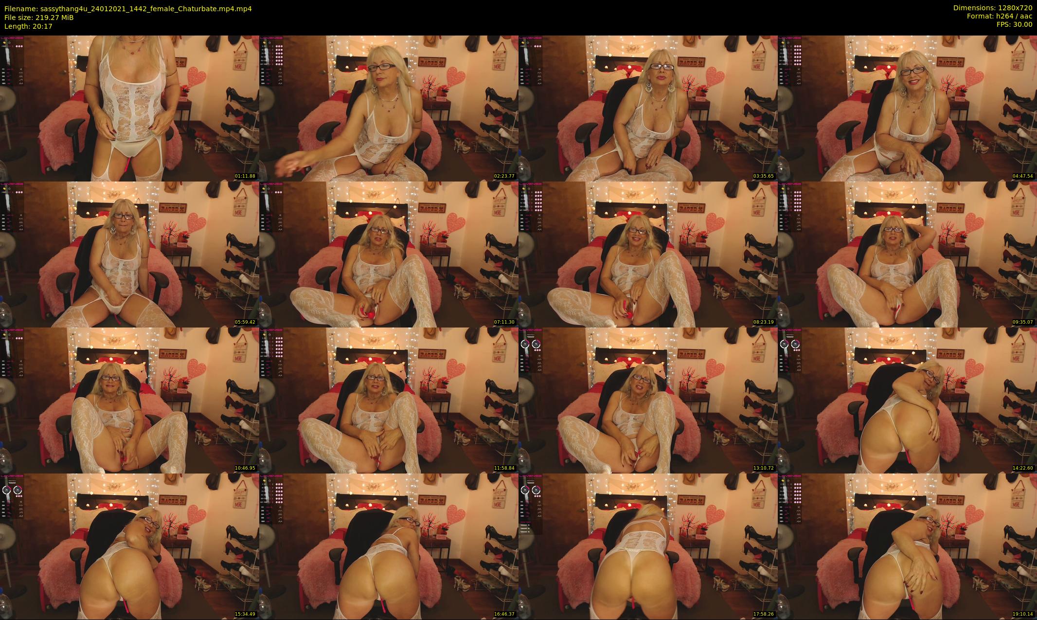 sassythang4u — 21 minute Chaturbate female cam show recording, 720p, Jan 24, 2021