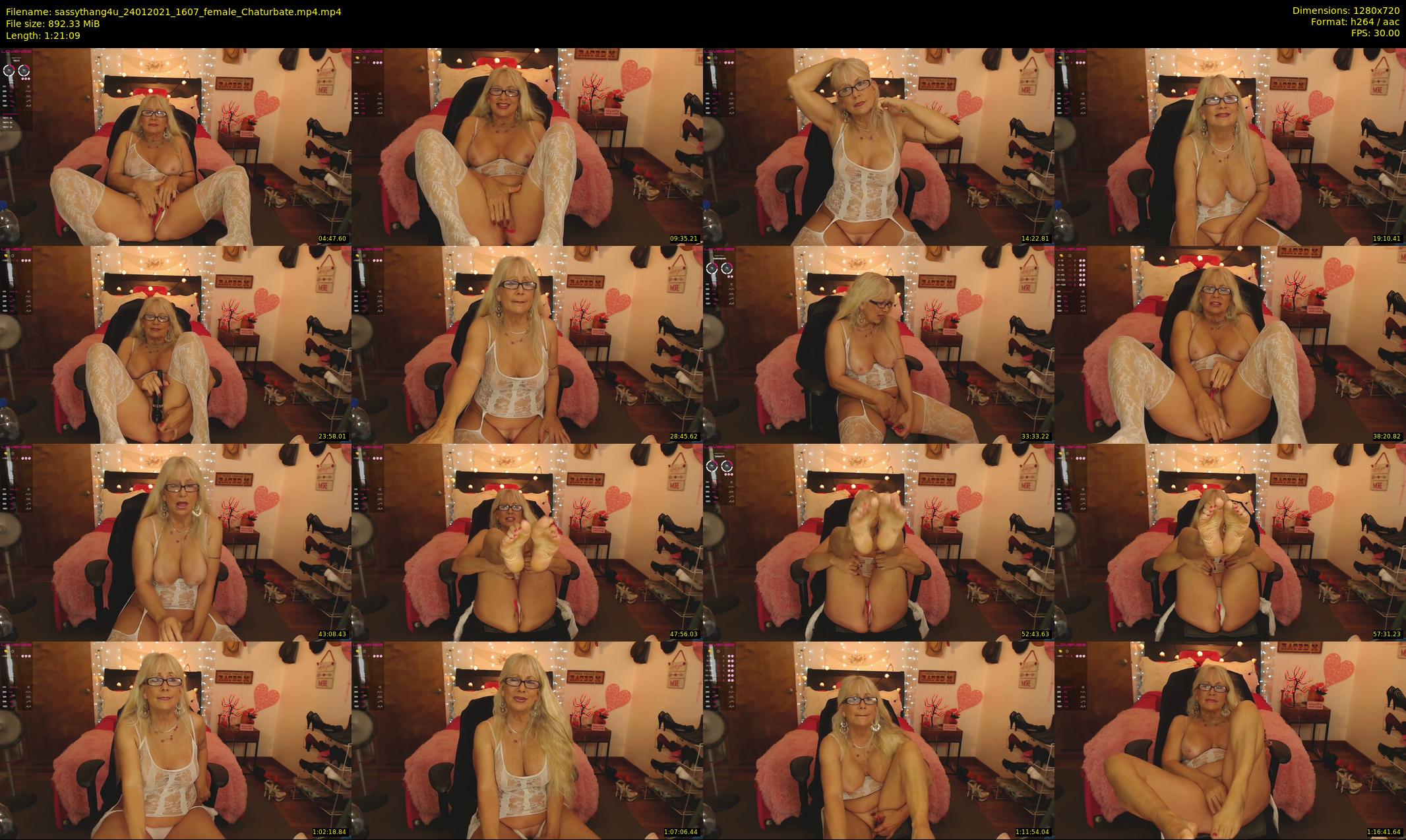sassythang4u — 82 minute Chaturbate female cam show recording, 720p, Jan 24, 2021
