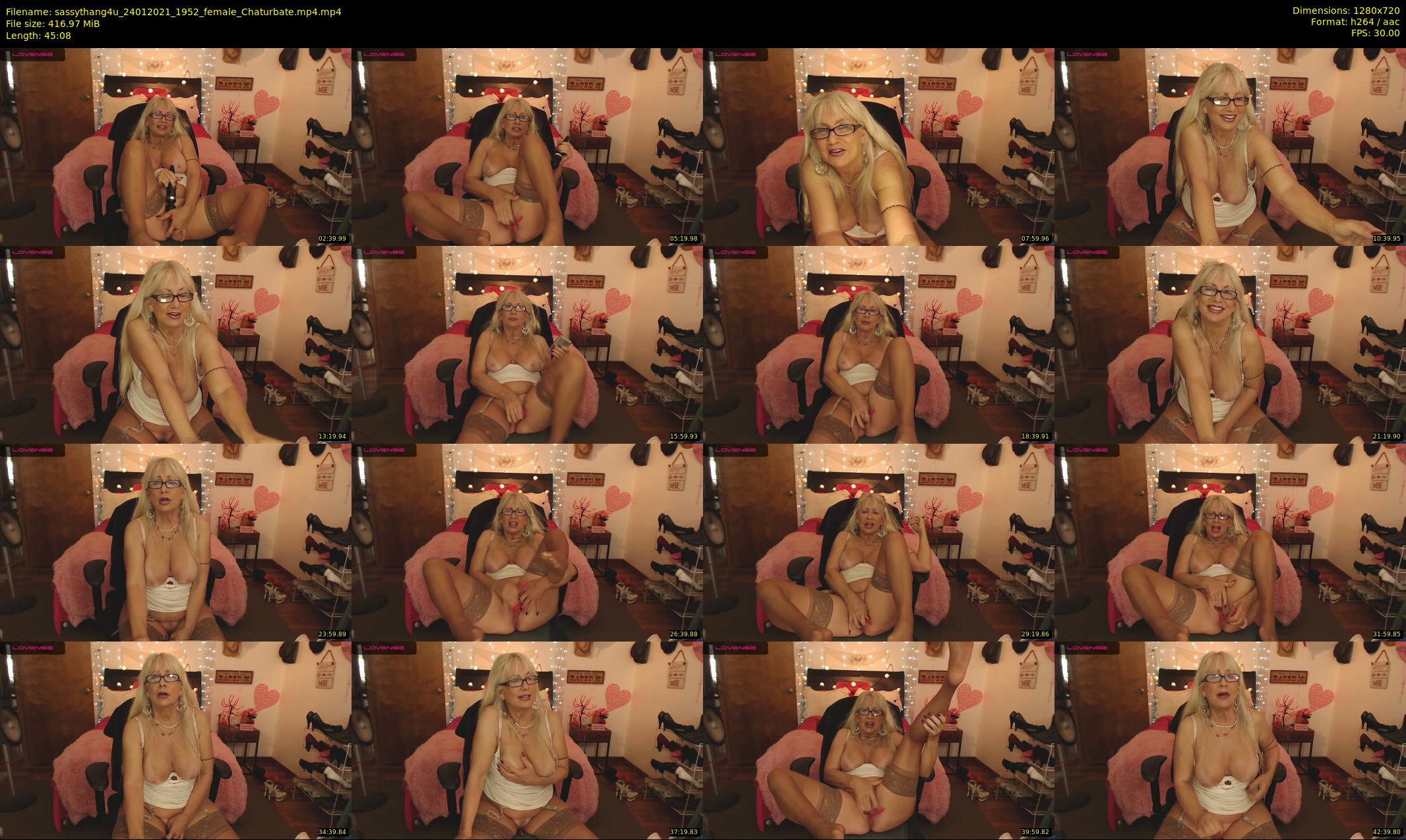 sassythang4u — 46 minute Chaturbate female cam show recording, 720p, Jan 24, 2021