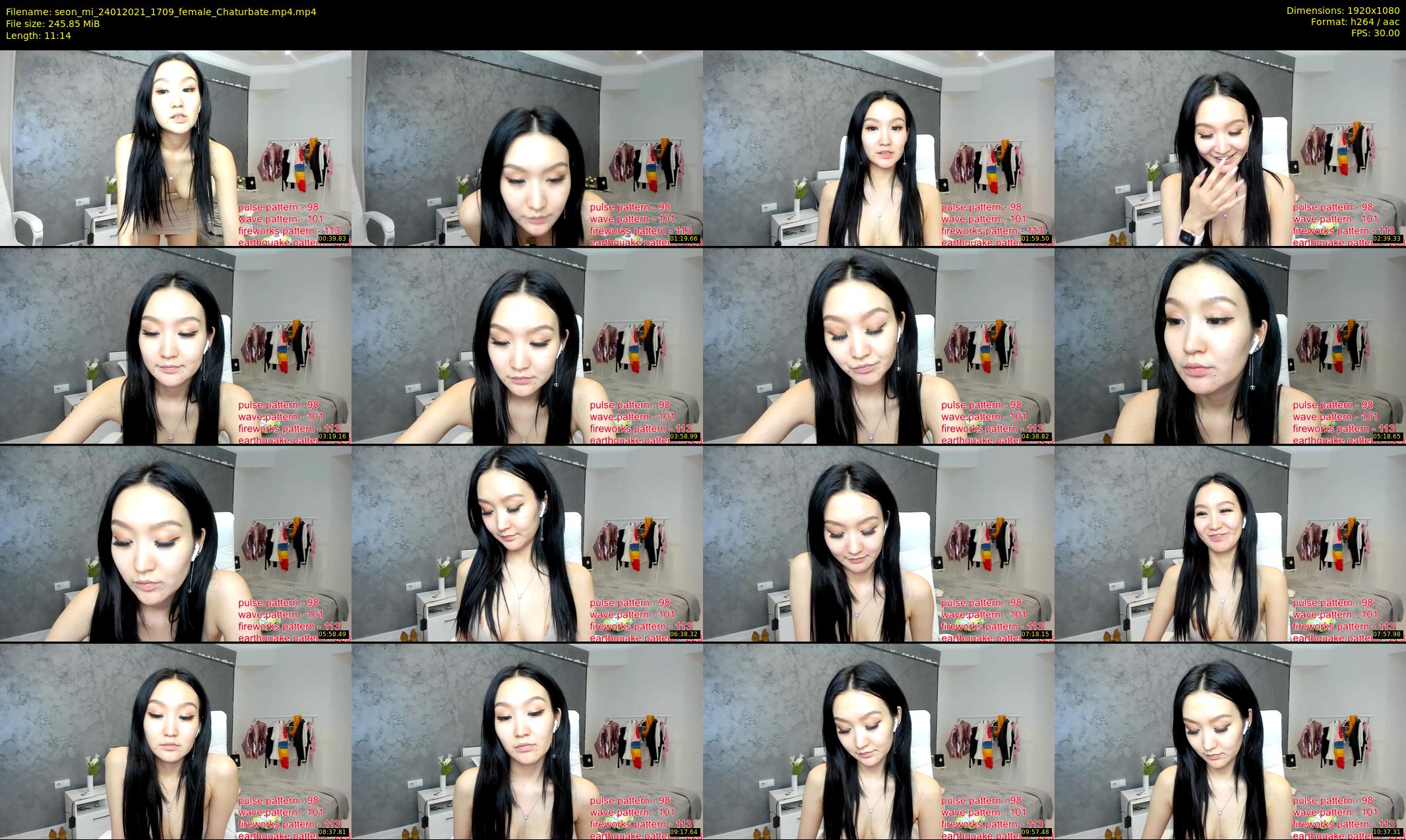 seon_mi — 12 minute Chaturbate female cam show recording, 1080p, Jan 24, 2021