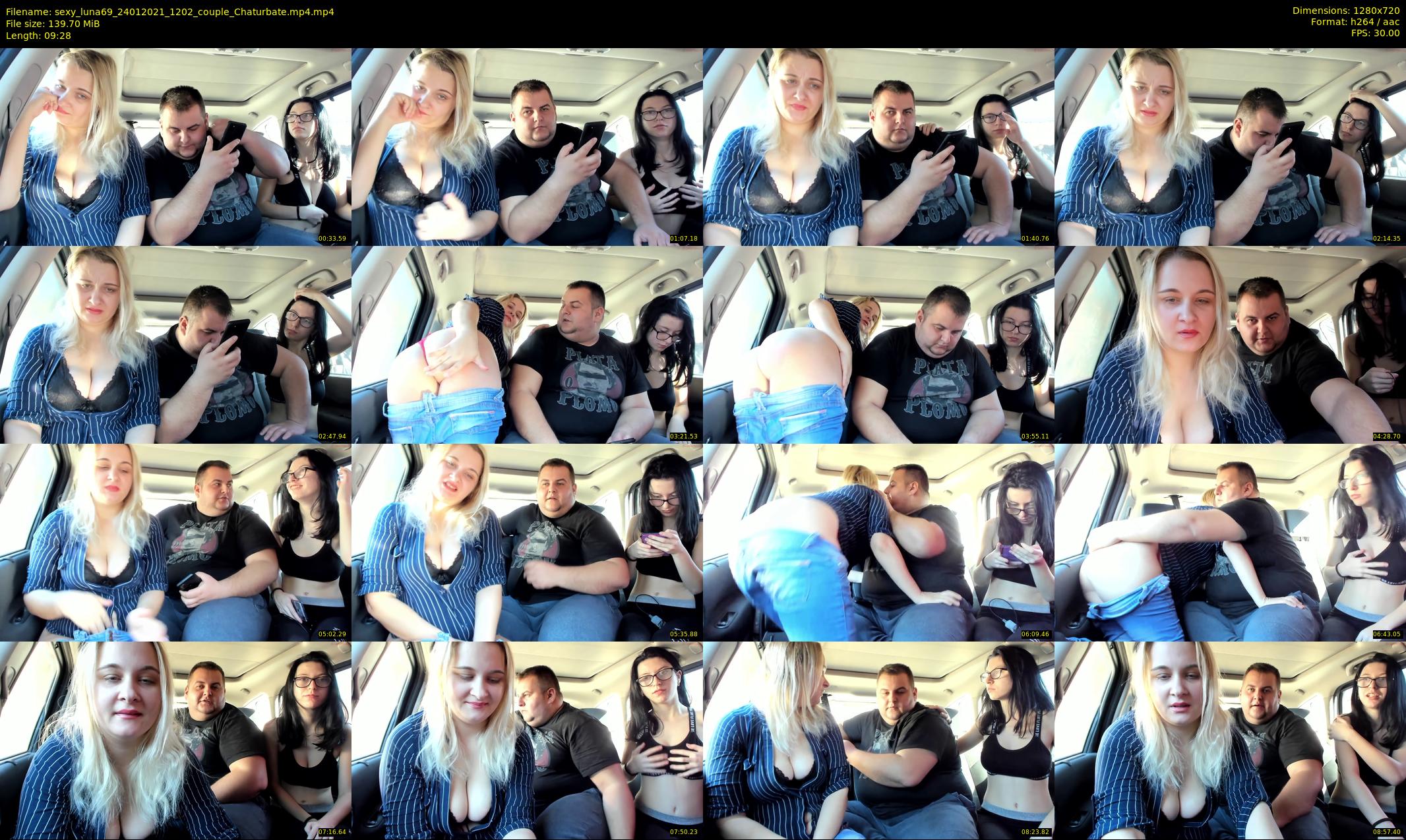 sexy_luna69 — 10 minute Chaturbate couple cam show recording, 720p, Jan 24, 2021